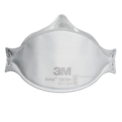 3M-3M 1870+ N95 Particulate Respirator Mask, 20/Box-MedTech-1
