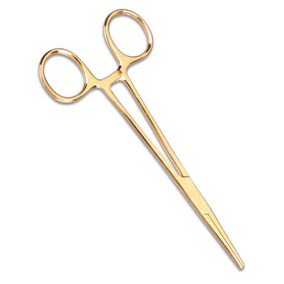 Prestige Medical-5.5" Gold Plated Kelly Forceps-MedTech-1