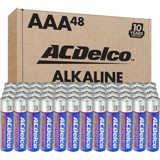 vendor-unknown-ACDelco 48-Count AAA Batteries, Maximum Power Super Alkaline Battery, 10-Year Shelf Life-MedTech-1