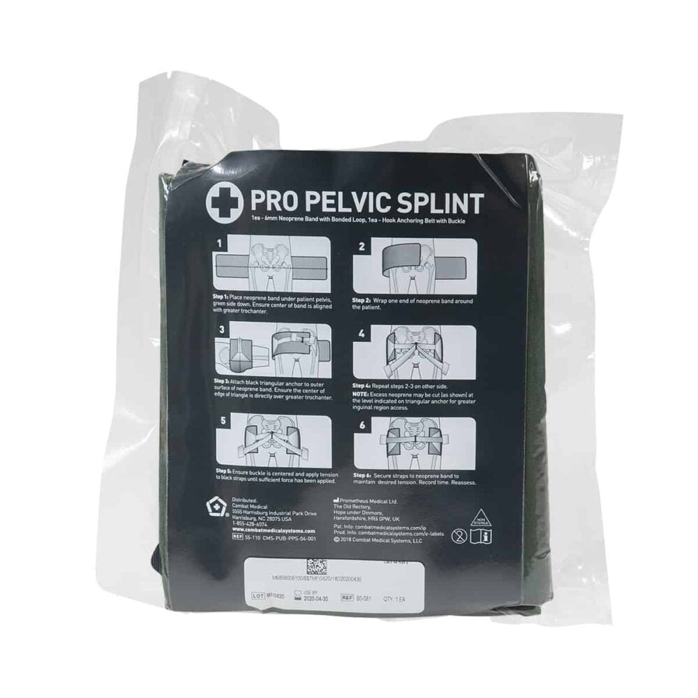 Safeguard Medical-AllEvac Pro Pelvic Splint OD Green-MedTech-4