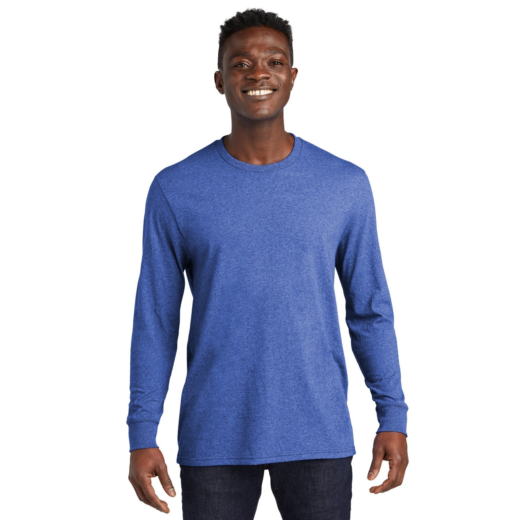 AllMade-Allmade® Unisex Long Sleeve Recycled Blend Tee AL6204-MedTech-3