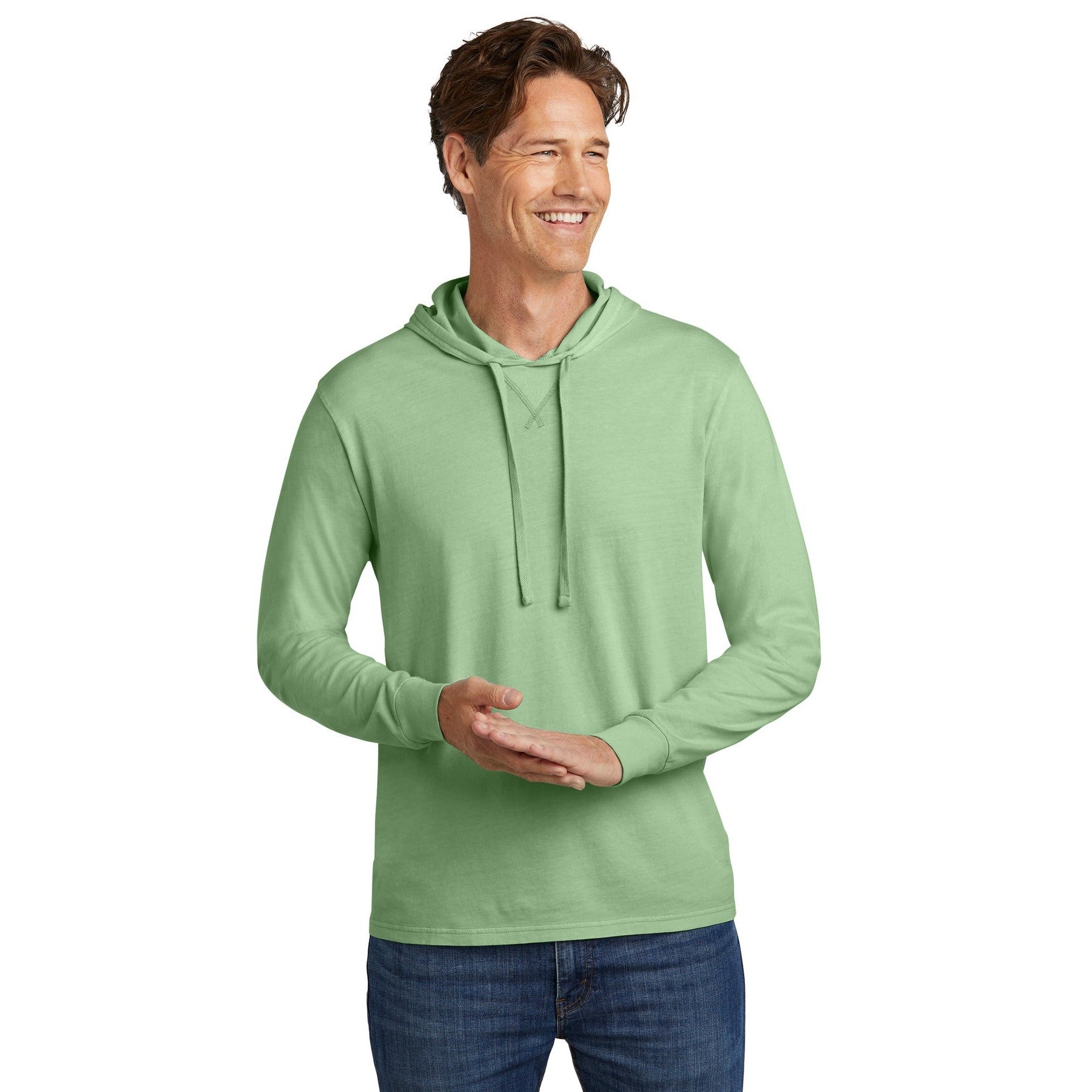 AllMade-Allmade® Unisex Mineral Dye Organic Cotton Hoodie Tee AL6305-MedTech-3