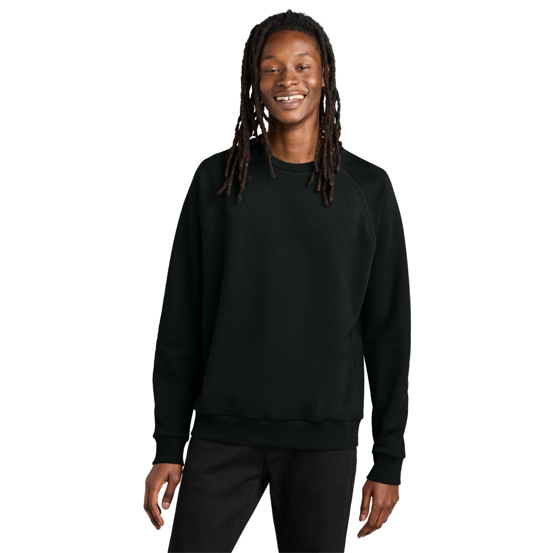 AllMade-Allmade® Unisex Organic CVC Fleece Crewneck Sweatshirt AL5004-MedTech-2