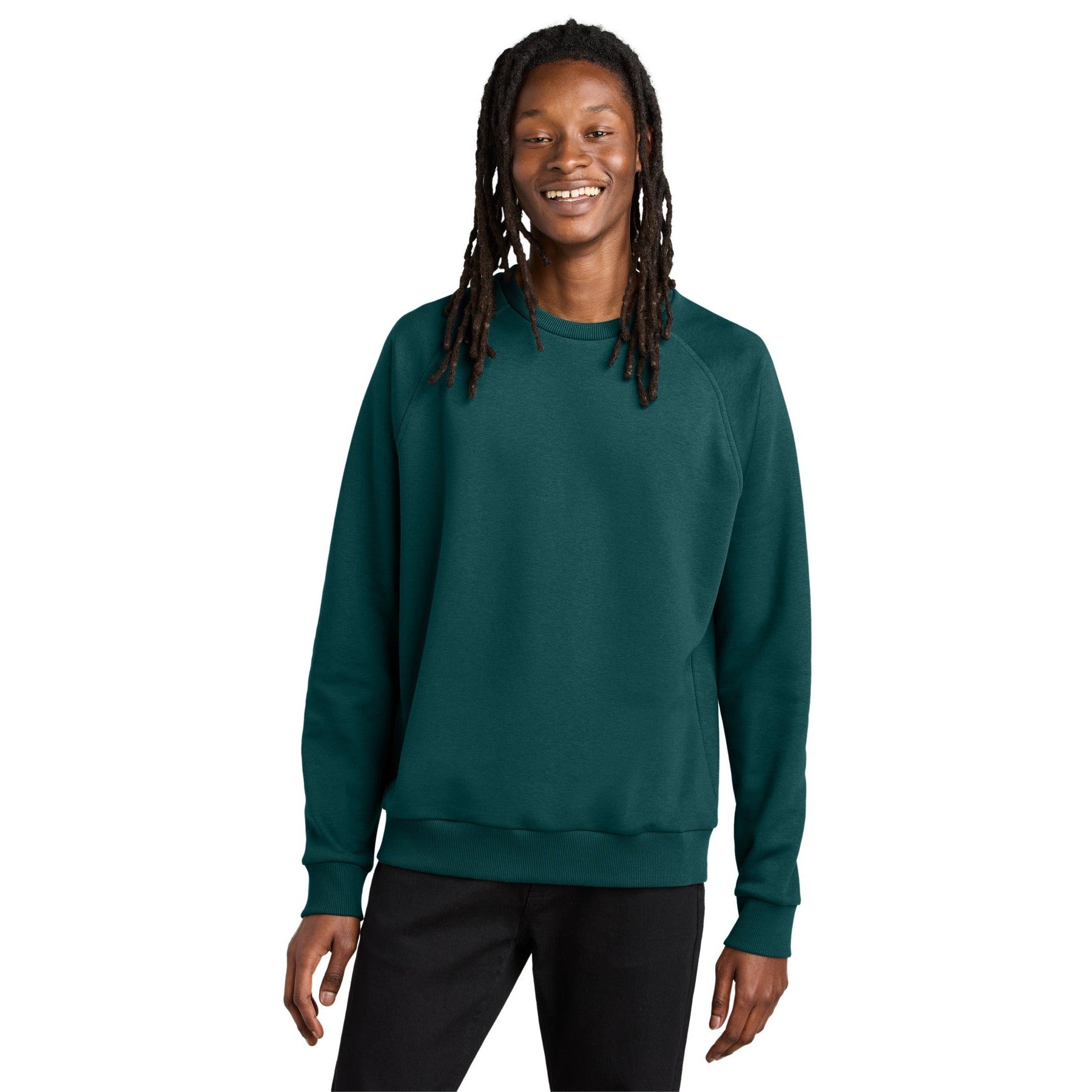 AllMade-Allmade® Unisex Organic CVC Fleece Crewneck Sweatshirt AL5004-MedTech-3