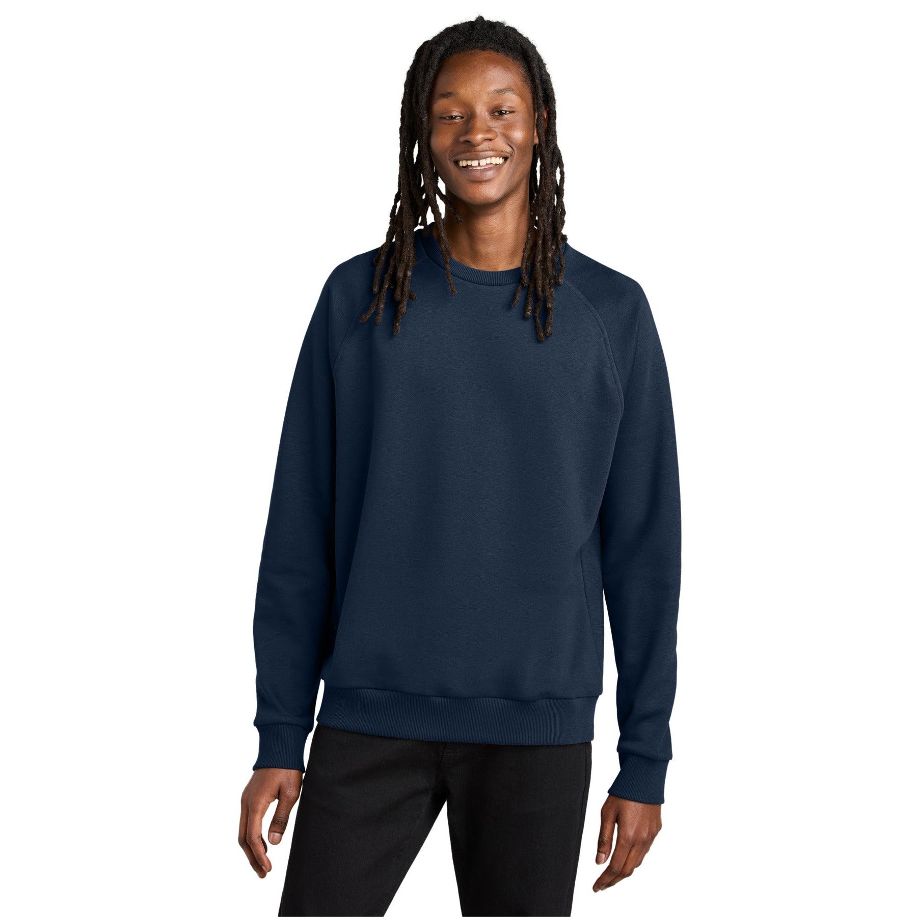 AllMade-Allmade® Unisex Organic CVC Fleece Crewneck Sweatshirt AL5004-MedTech-5