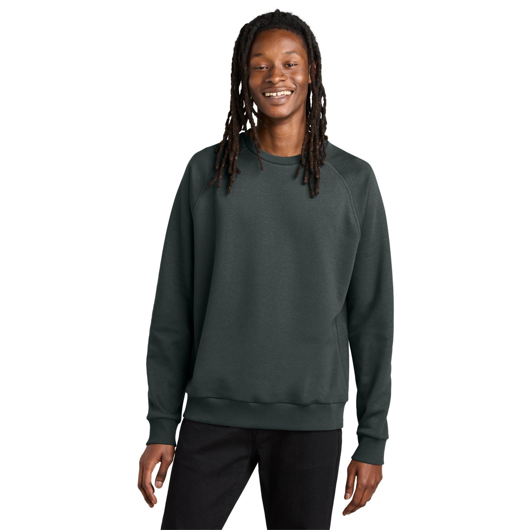 AllMade-Allmade® Unisex Organic CVC Fleece Crewneck Sweatshirt AL5004-MedTech-6