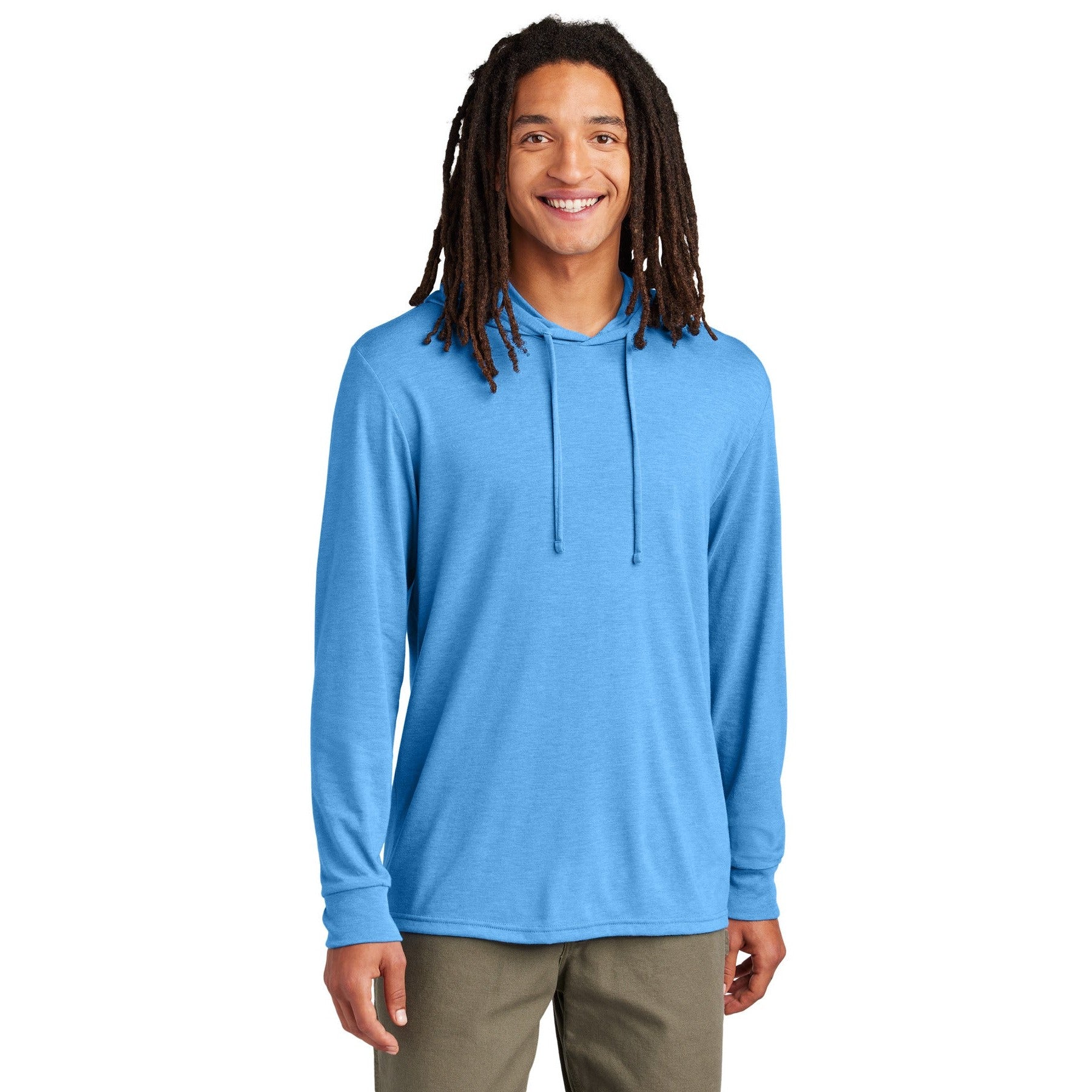 AllMade-Allmade® Unisex Tri-Blend Hoodie Tee AL6003-MedTech-2