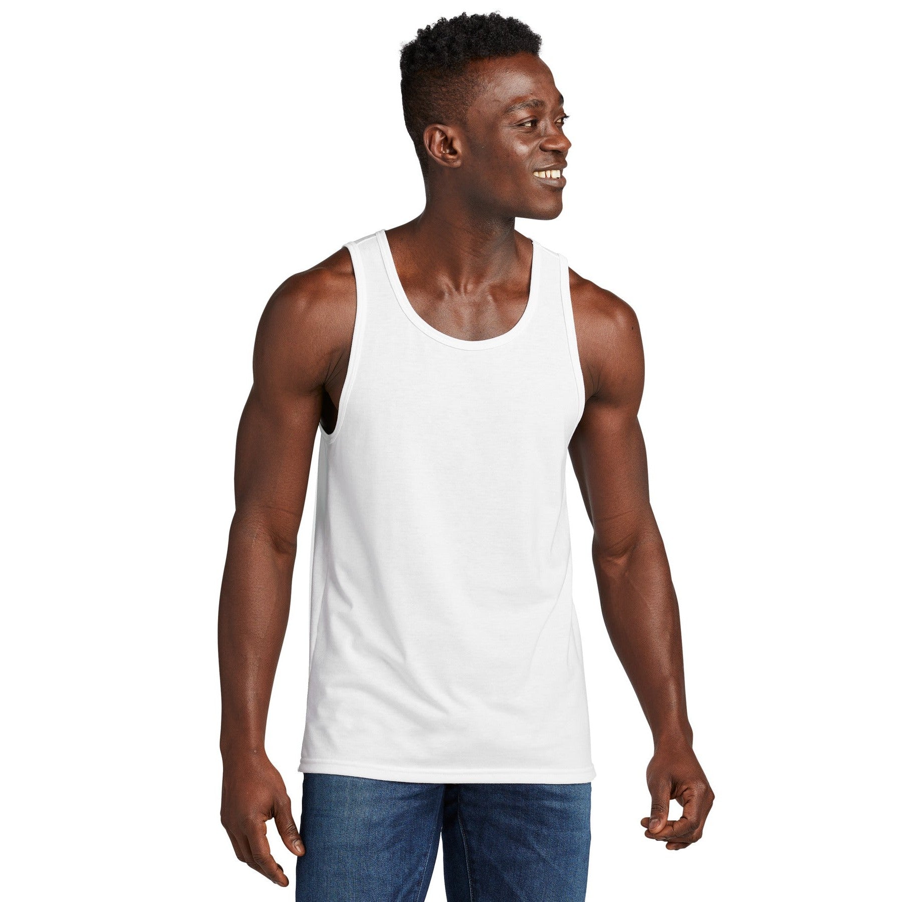 AllMade-Allmade® Unisex Tri-Blend Tank AL2019-MedTech-3