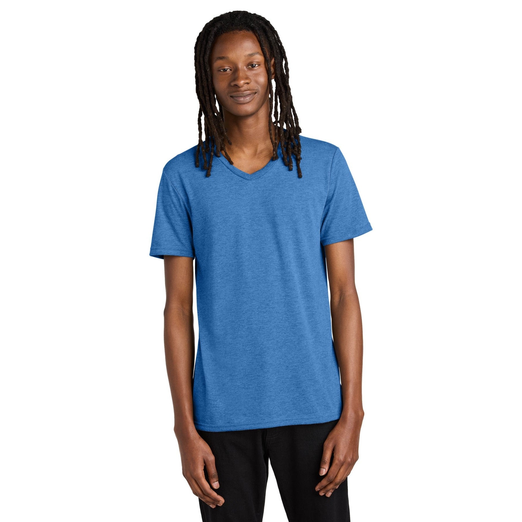 AllMade-Allmade ® Unisex Tri-Blend V-Neck Tee AL2014-MedTech-2