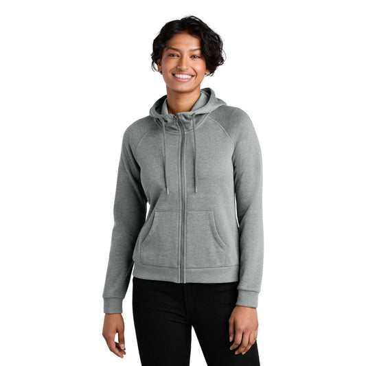 AllMade-Allmade® Women's Organic CVC Fleece Full-Zip Hoodie AL5003-MedTech-1
