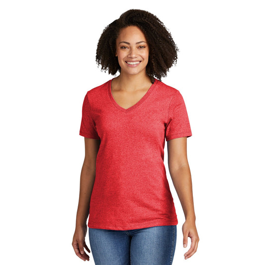 AllMade-Allmade® Women's Recycled Blend V-Neck Tee AL2303-MedTech-1