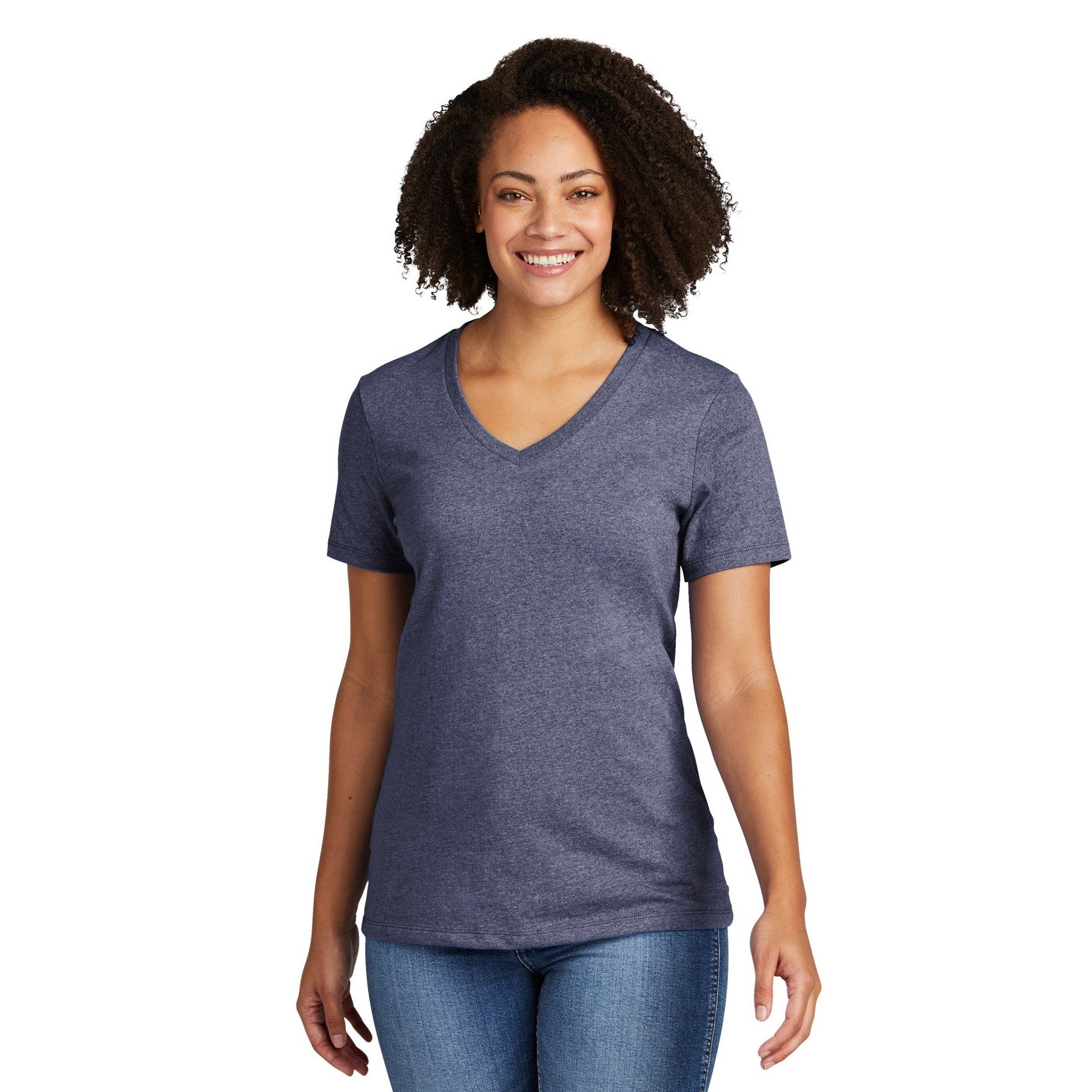 AllMade-Allmade® Women's Recycled Blend V-Neck Tee AL2303-MedTech-5