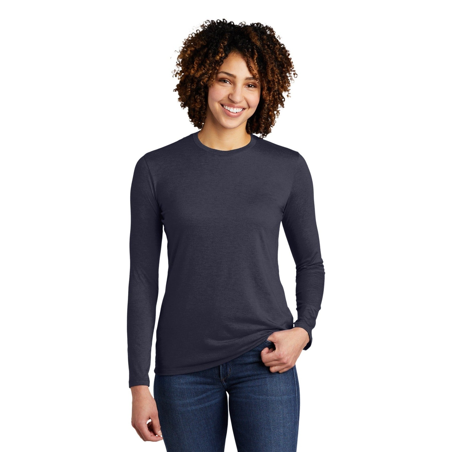 AllMade-Allmade ® Women's Tri-Blend Long Sleeve Tee AL6008-MedTech-6