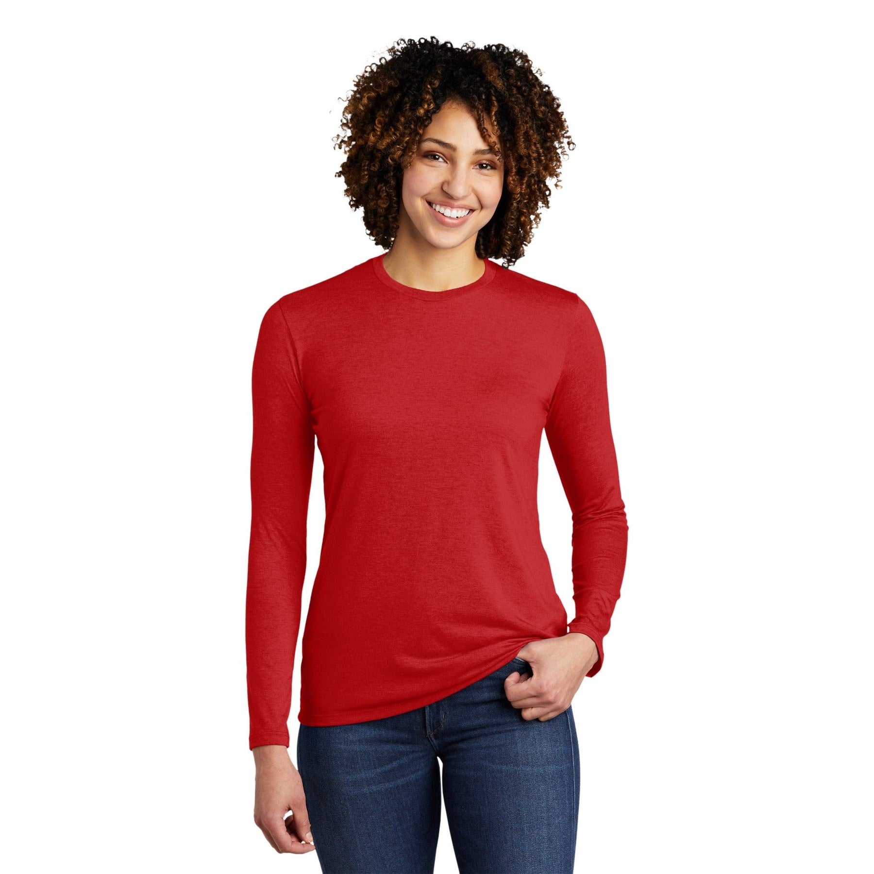 AllMade-Allmade ® Women's Tri-Blend Long Sleeve Tee AL6008-MedTech-7