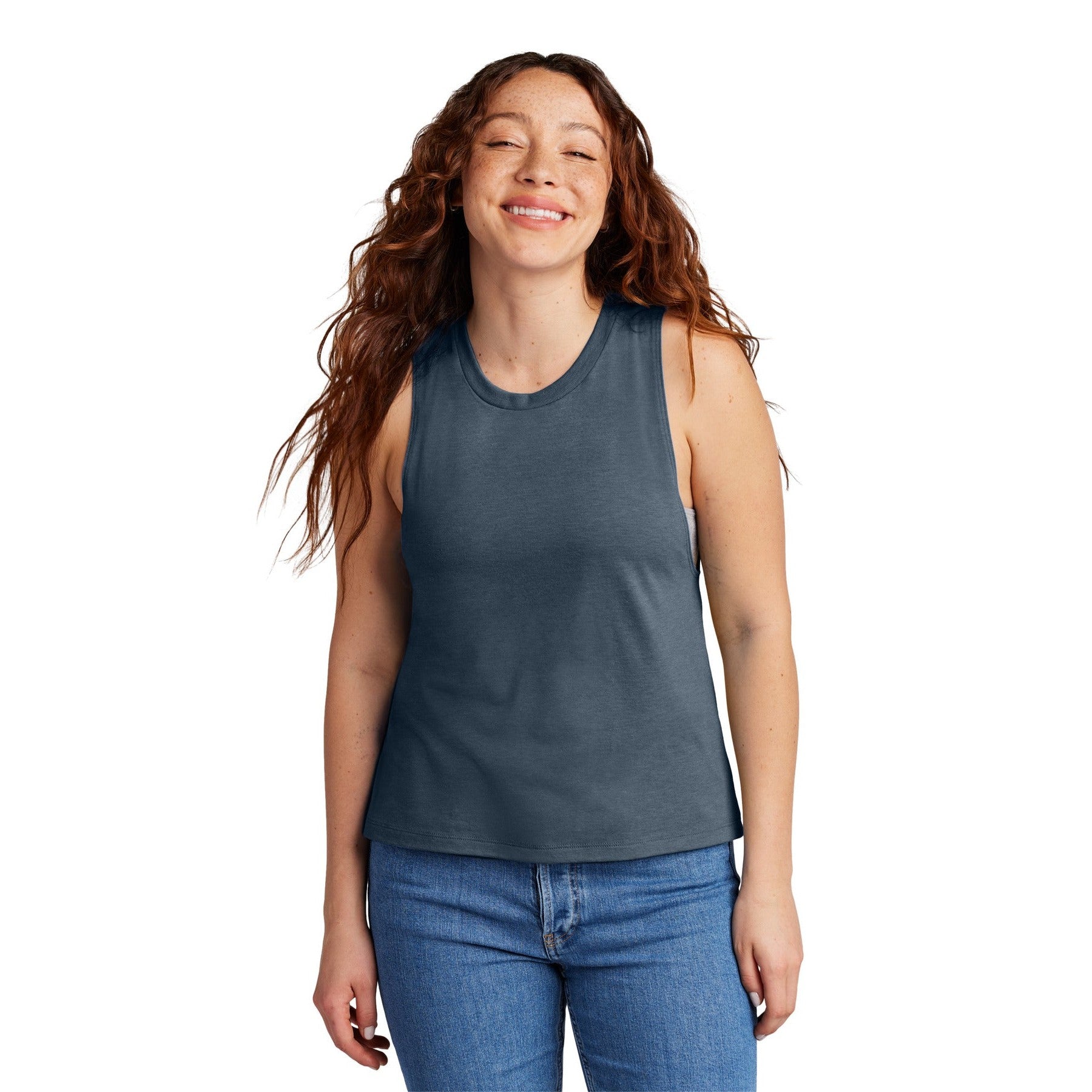AllMade-Allmade® Women's Tri-Blend Muscle Tank AL2020-MedTech-5