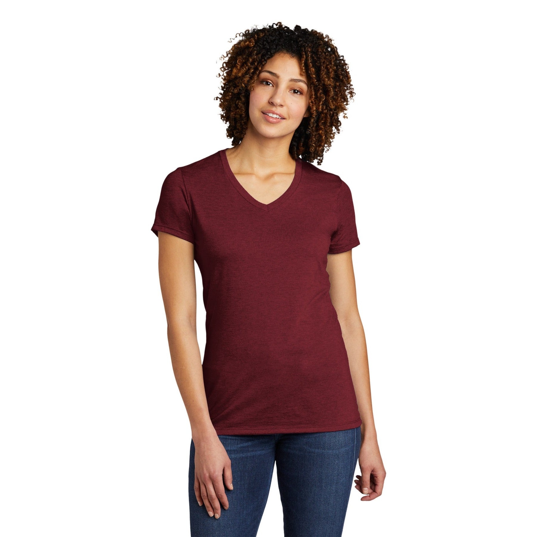 AllMade-Allmade ® Women's Tri-Blend V-Neck Tee AL2018-MedTech-16