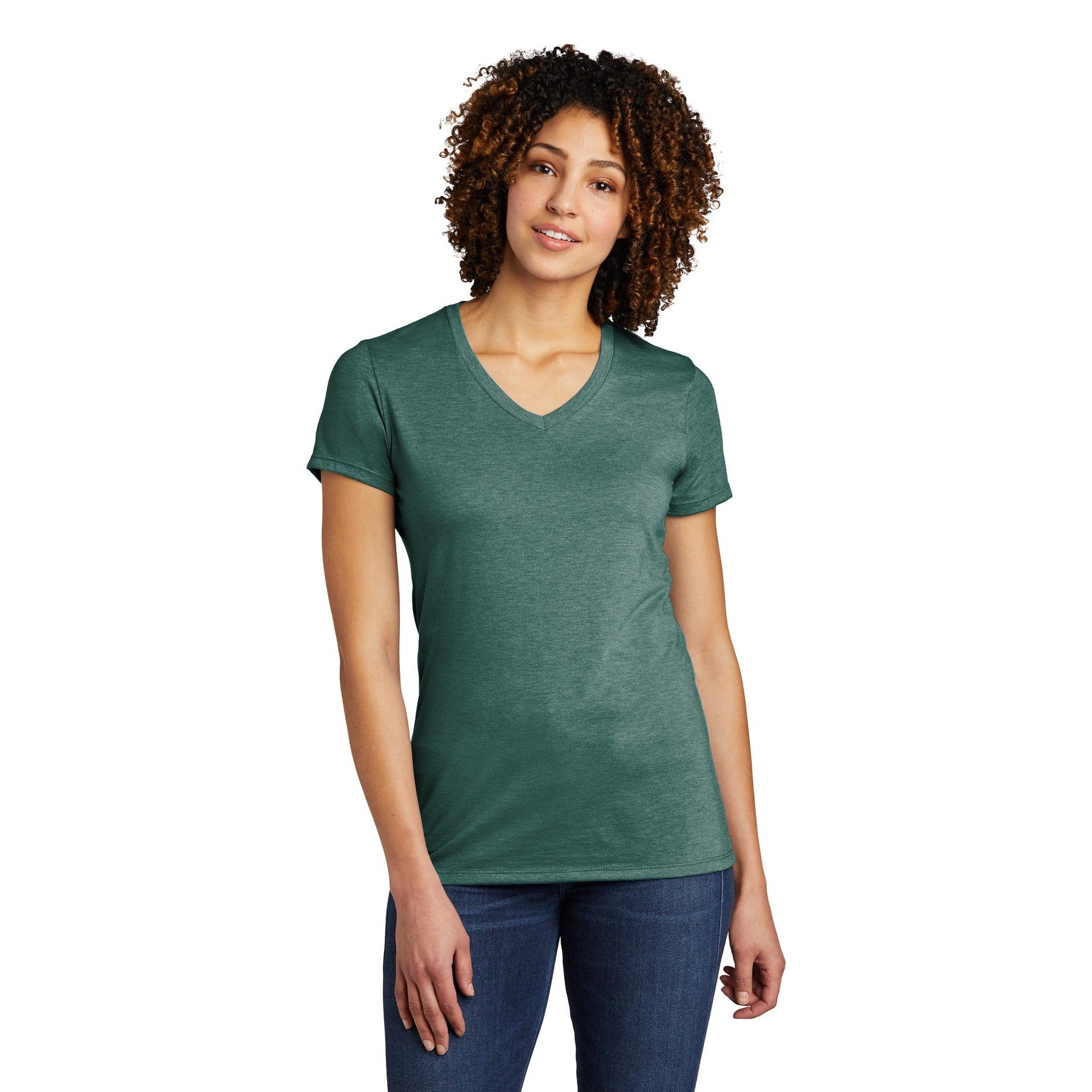 AllMade-Allmade ® Women's Tri-Blend V-Neck Tee AL2018-MedTech-5