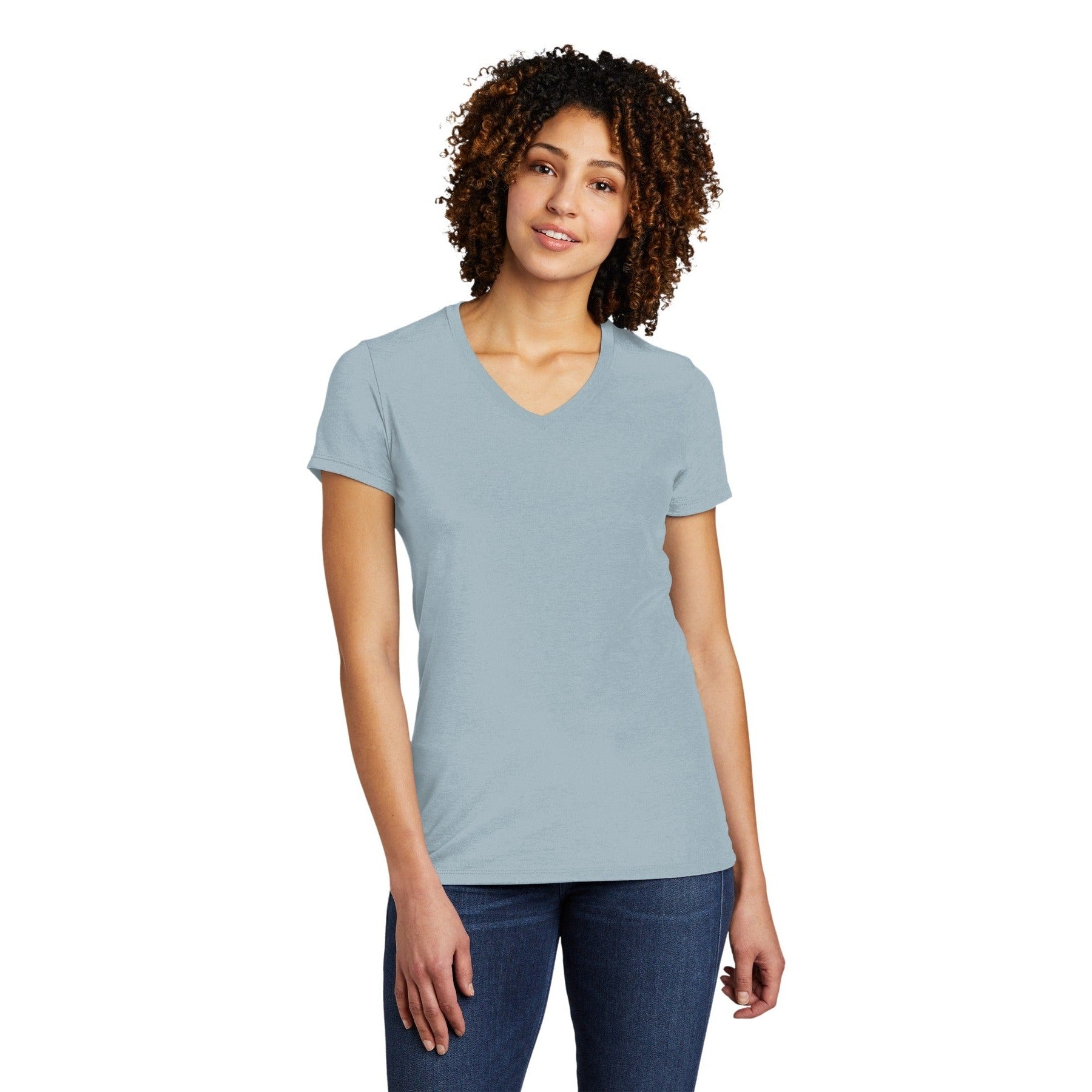 AllMade-Allmade ® Women's Tri-Blend V-Neck Tee AL2018-MedTech-9