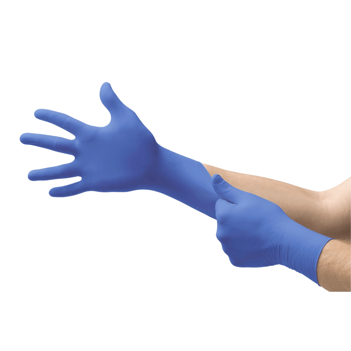 Ansell Healthcare Products-Ansell MICROFLEX® Cobalt® N19 Blue Nitrile Exam Gloves, BX/100-MedTech-2