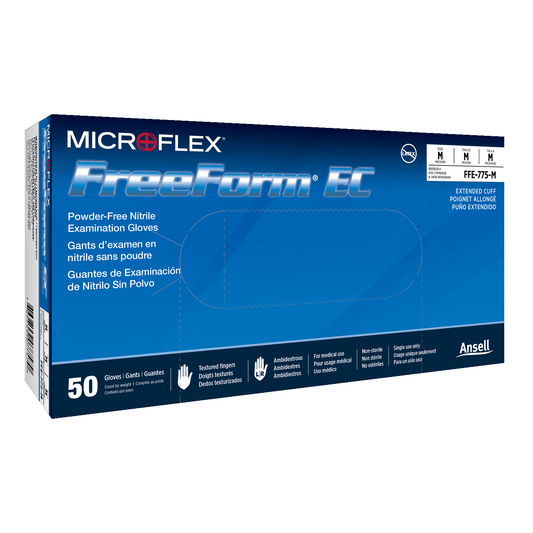 Ansell, Ltd.-Ansell MICROFLEX® FreeForm® EC Nitrile Gloves, BX/50-MedTech-1