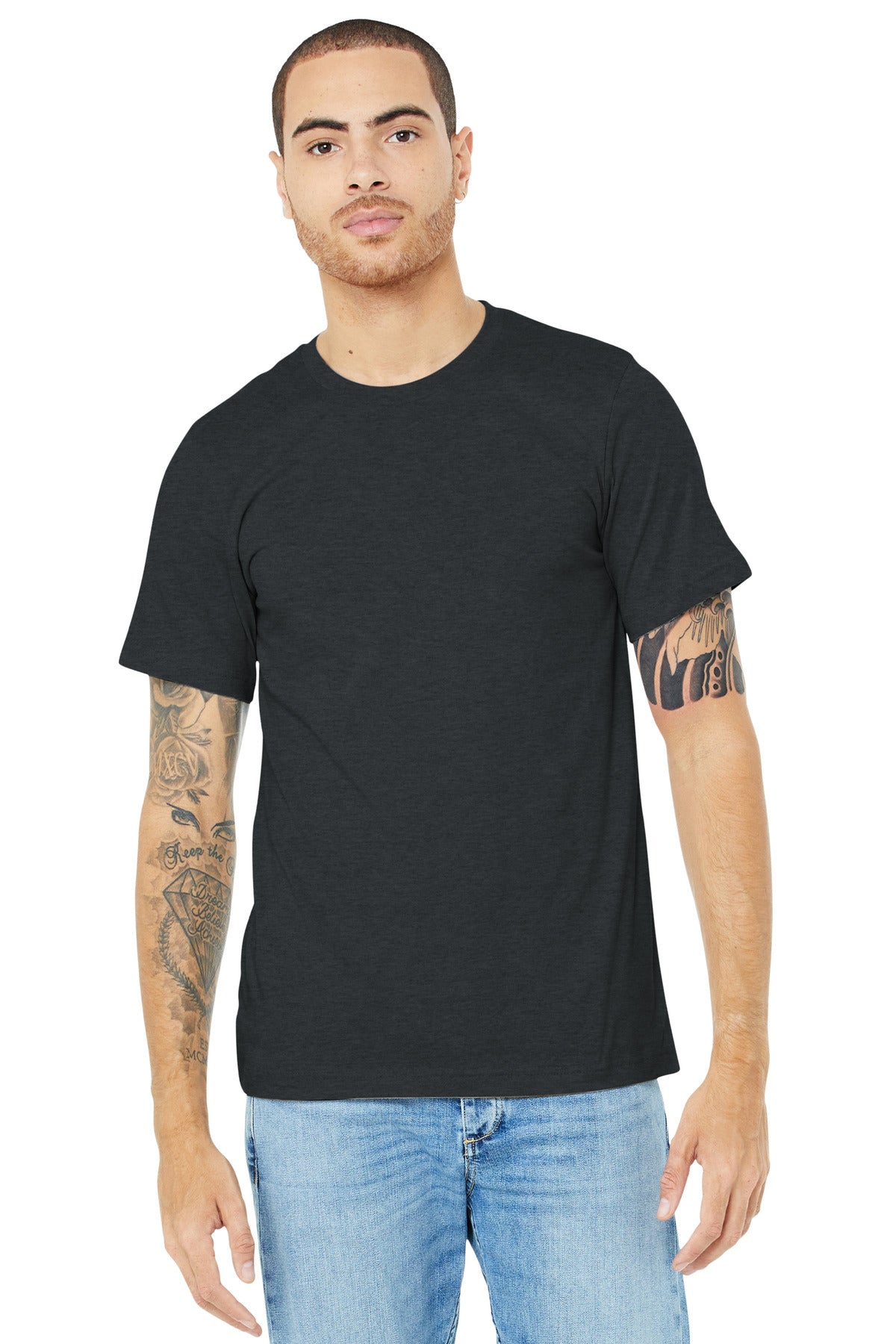 Bella + Canvas- BELLA+CANVAS ® Unisex Heather CVC Short Sleeve Tee. BC3001CVC 1/2-Medtech- 3