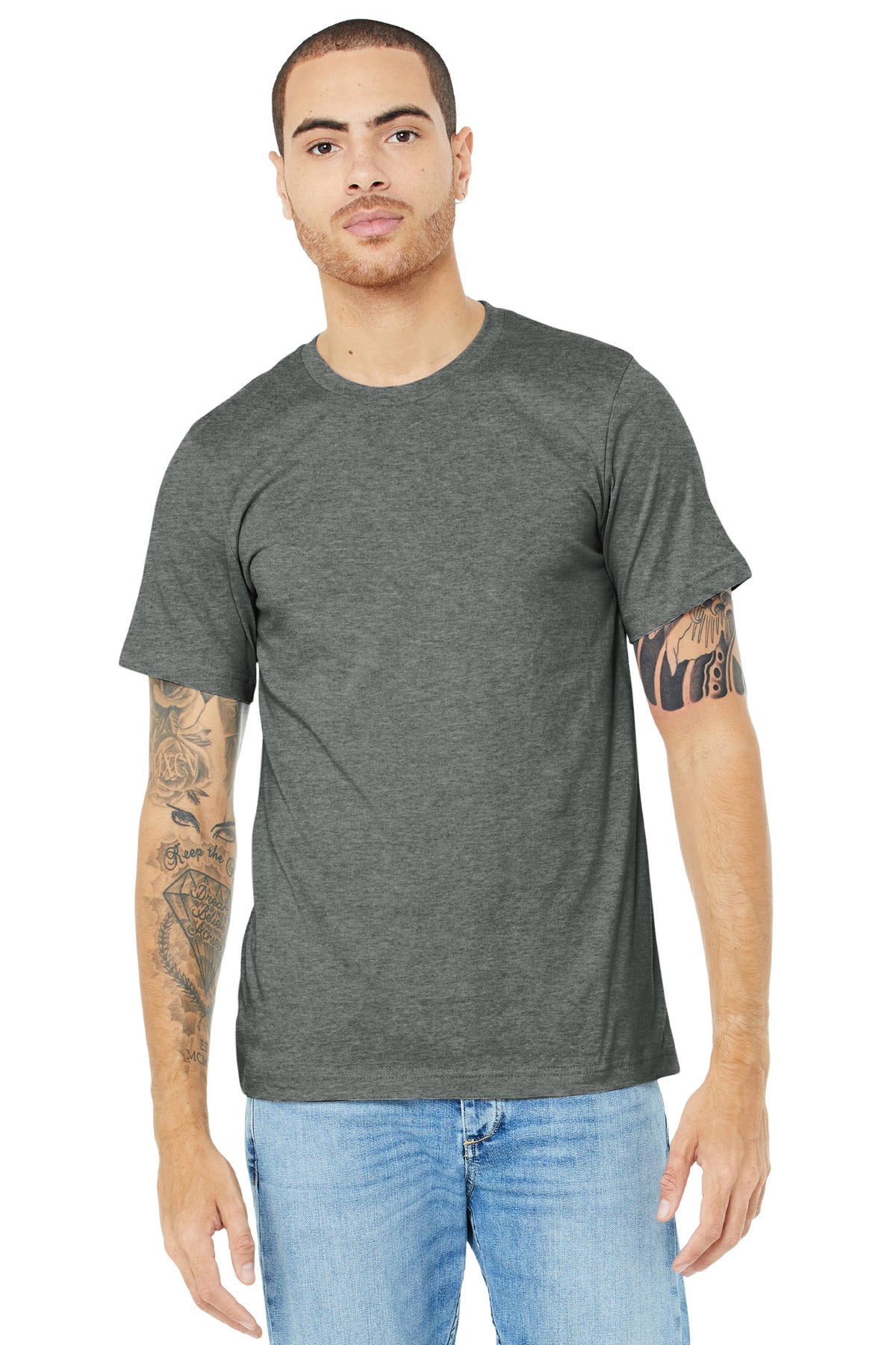 Bella + Canvas- BELLA+CANVAS ® Unisex Heather CVC Short Sleeve Tee. BC3001CVC 1/2-Medtech- 4