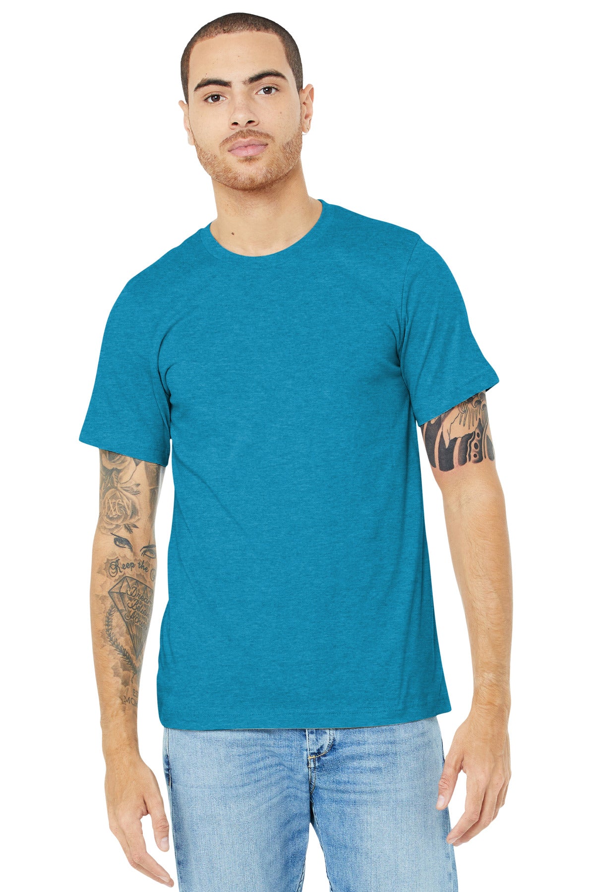 Bella + Canvas- BELLA+CANVAS ® Unisex Heather CVC Short Sleeve Tee. BC3001CVC 1/2-Medtech- 5