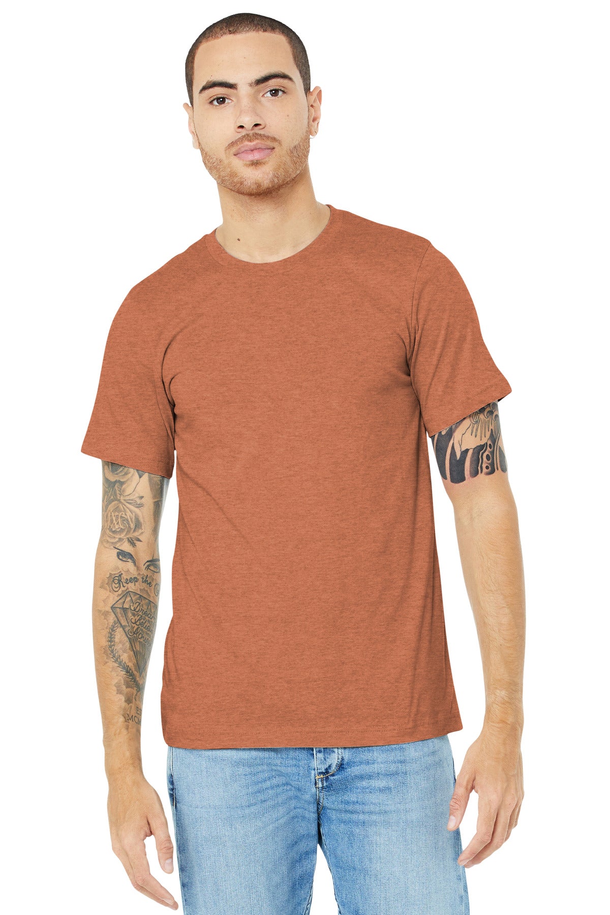 Bella + Canvas- BELLA+CANVAS ® Unisex Heather CVC Short Sleeve Tee. BC3001CVC 1/2-Medtech- 6