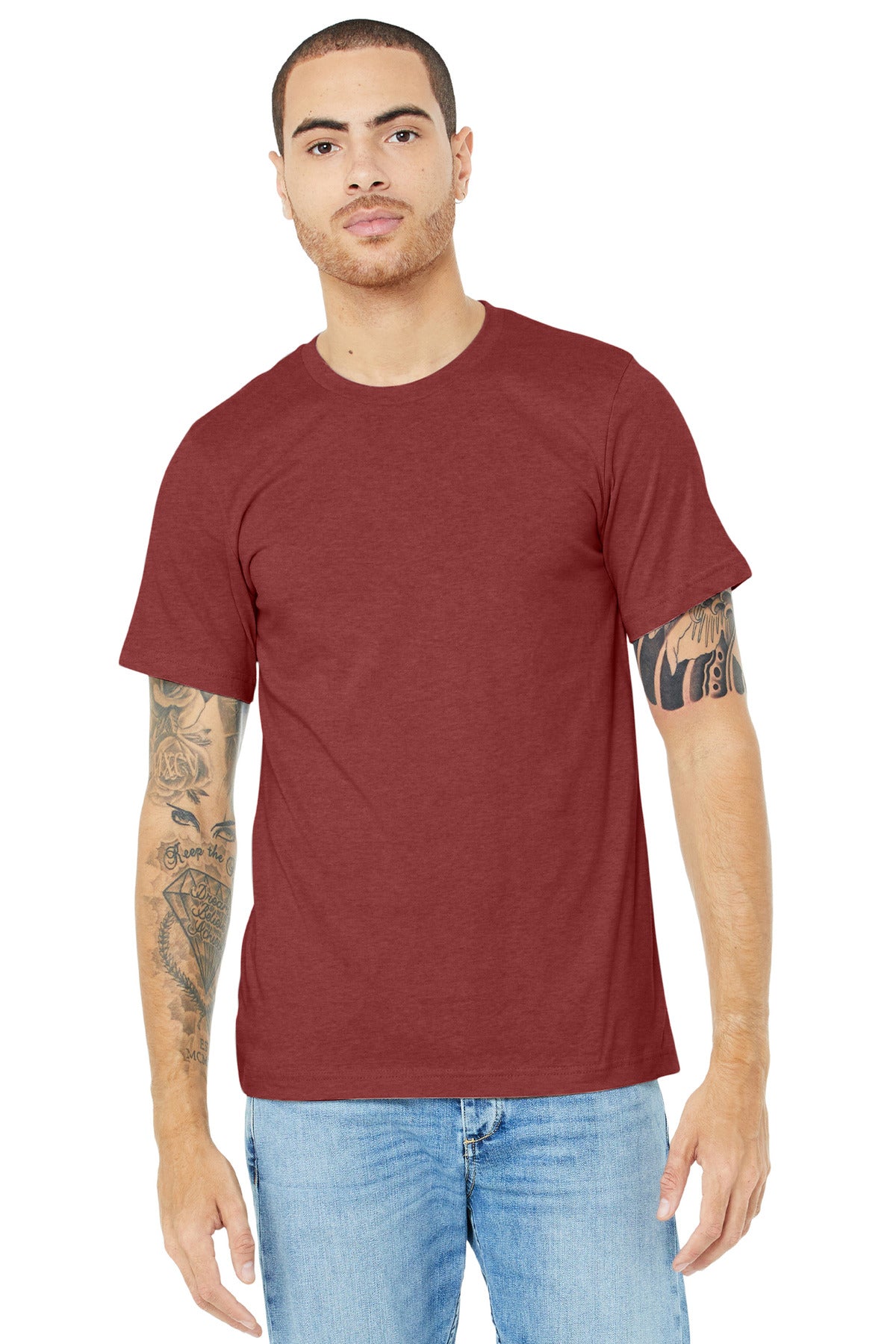Bella + Canvas- BELLA+CANVAS ® Unisex Heather CVC Short Sleeve Tee. BC3001CVC 1/2-Medtech- 9
