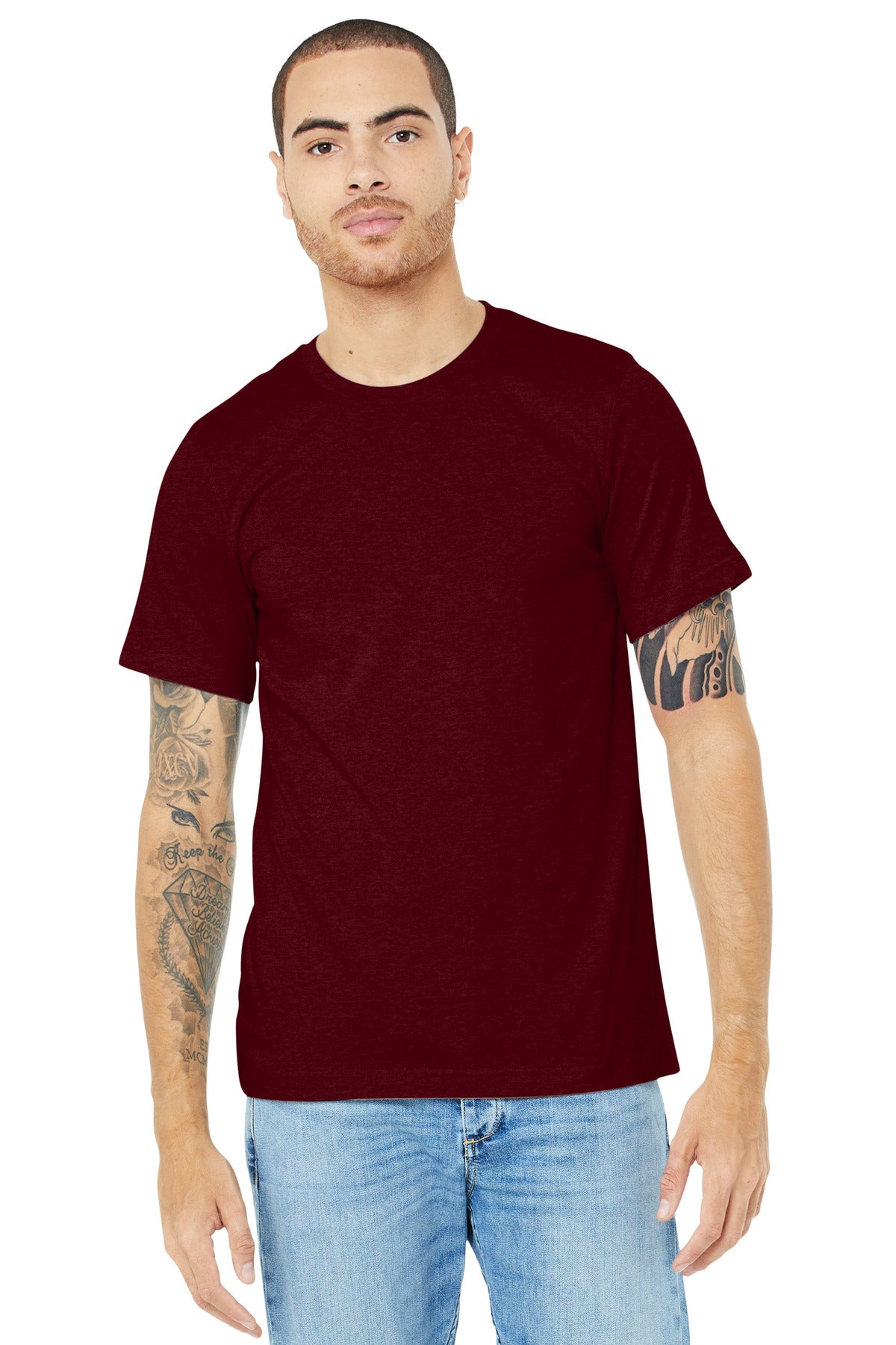 Bella + Canvas- BELLA+CANVAS ® Unisex Heather CVC Short Sleeve Tee. BC3001CVC 1/2-Medtech- 10