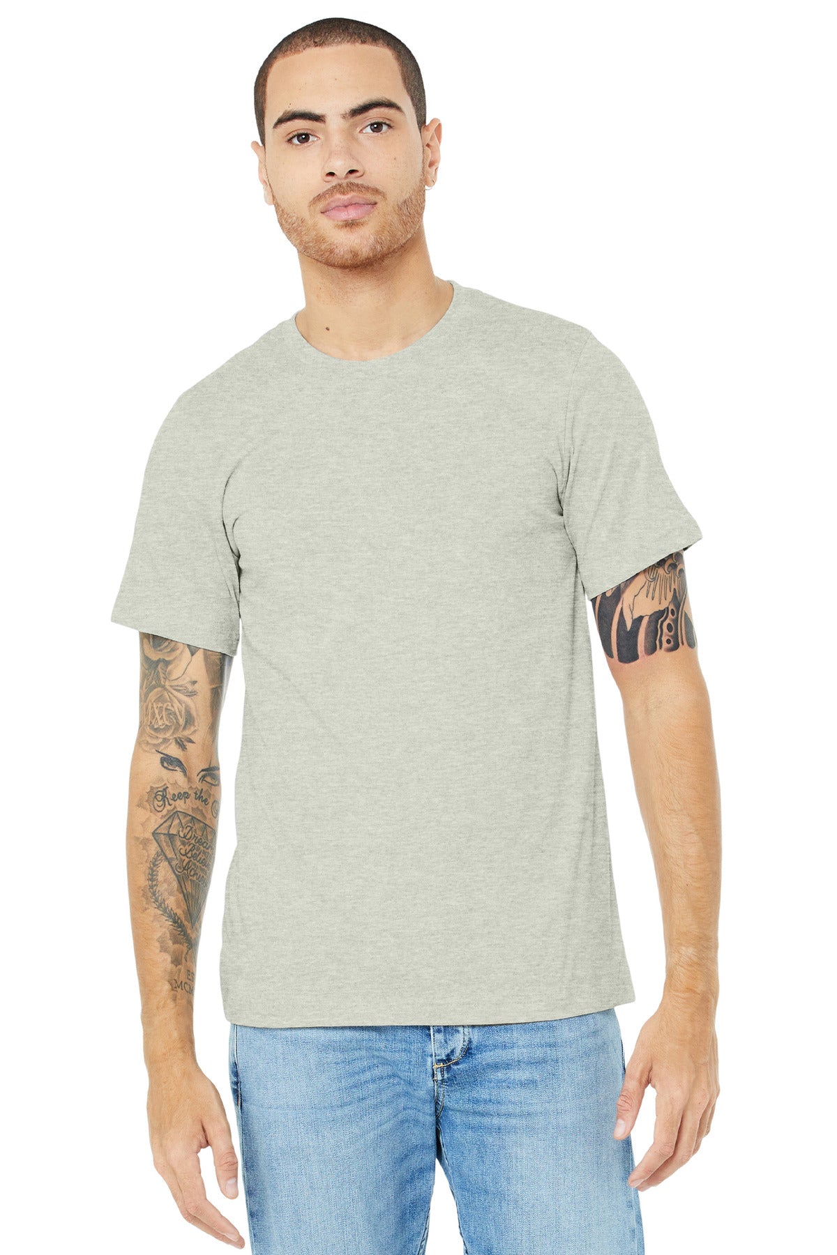 Bella + Canvas- BELLA+CANVAS ® Unisex Heather CVC Short Sleeve Tee. BC3001CVC 1/2-Medtech- 11