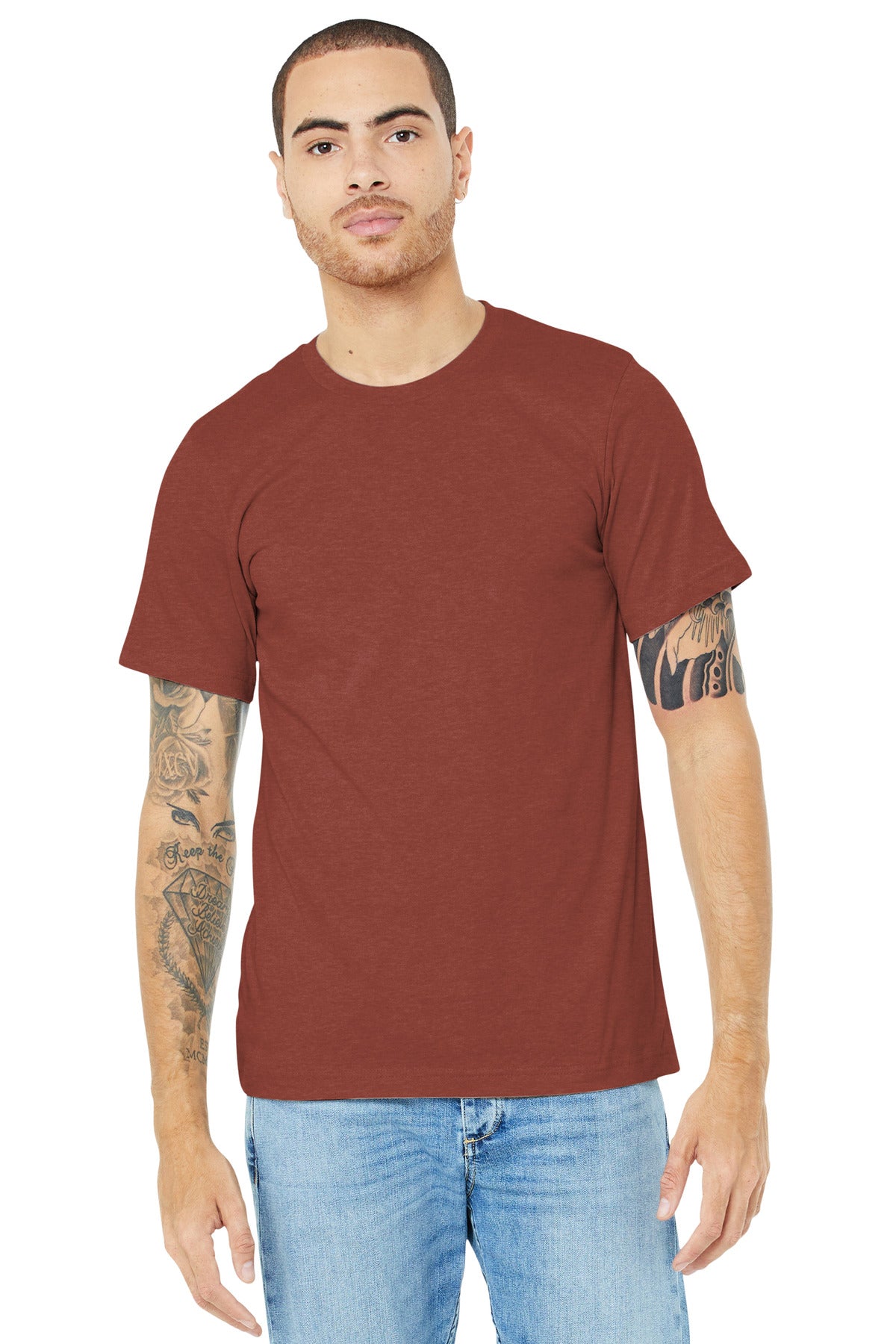 Bella + Canvas- BELLA+CANVAS ® Unisex Heather CVC Short Sleeve Tee. BC3001CVC 1/2-Medtech- 13