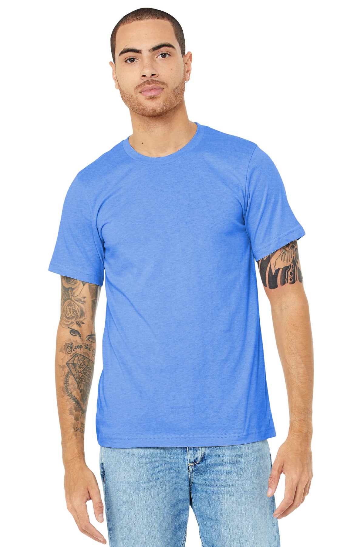 Bella + Canvas- BELLA+CANVAS ® Unisex Heather CVC Short Sleeve Tee. BC3001CVC 1/2-Medtech- 14