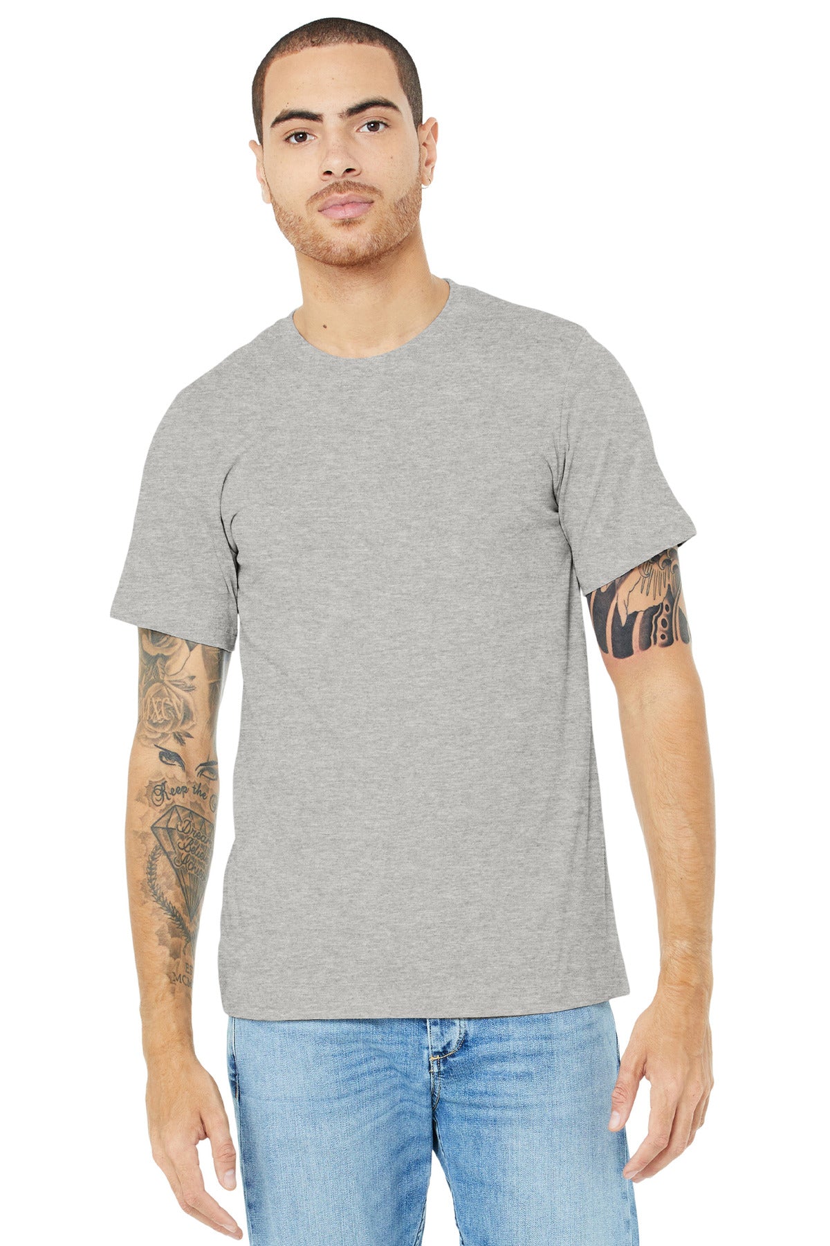 Bella + Canvas- BELLA+CANVAS ® Unisex Heather CVC Short Sleeve Tee. BC3001CVC 1/2-Medtech- 15