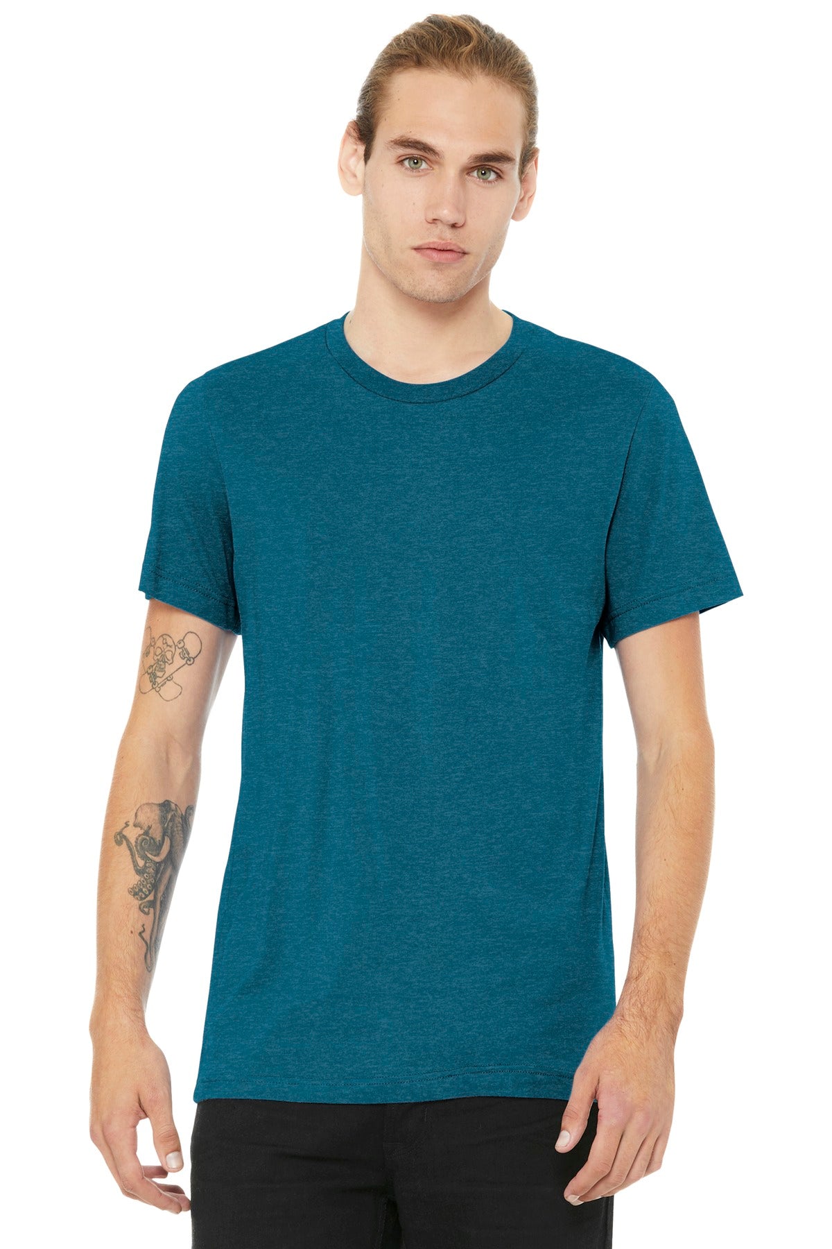 Bella + Canvas- BELLA+CANVAS ® Unisex Heather CVC Short Sleeve Tee. BC3001CVC 1/2-Medtech- 16