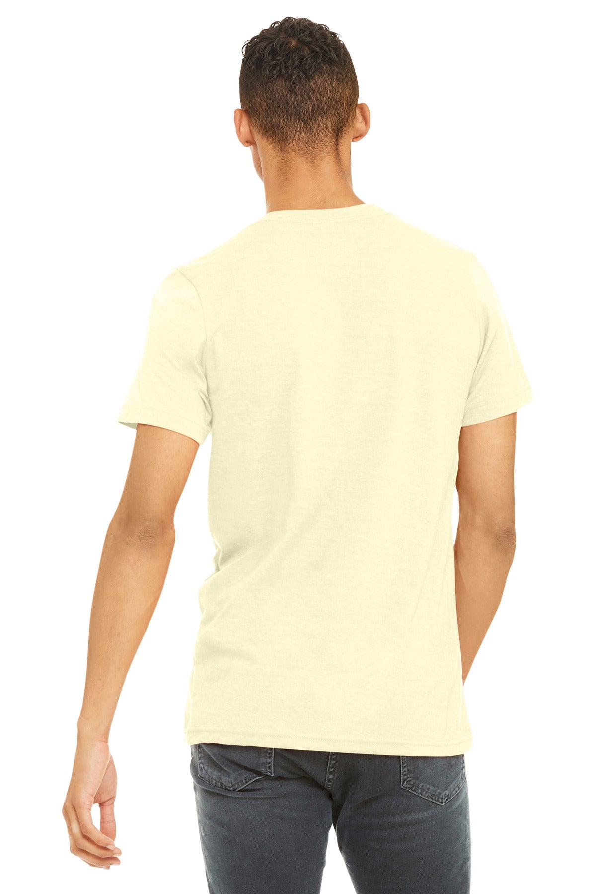BELLA+CANVAS Unisex Heather CVC Short Sleeve Tee. BC3001CVC