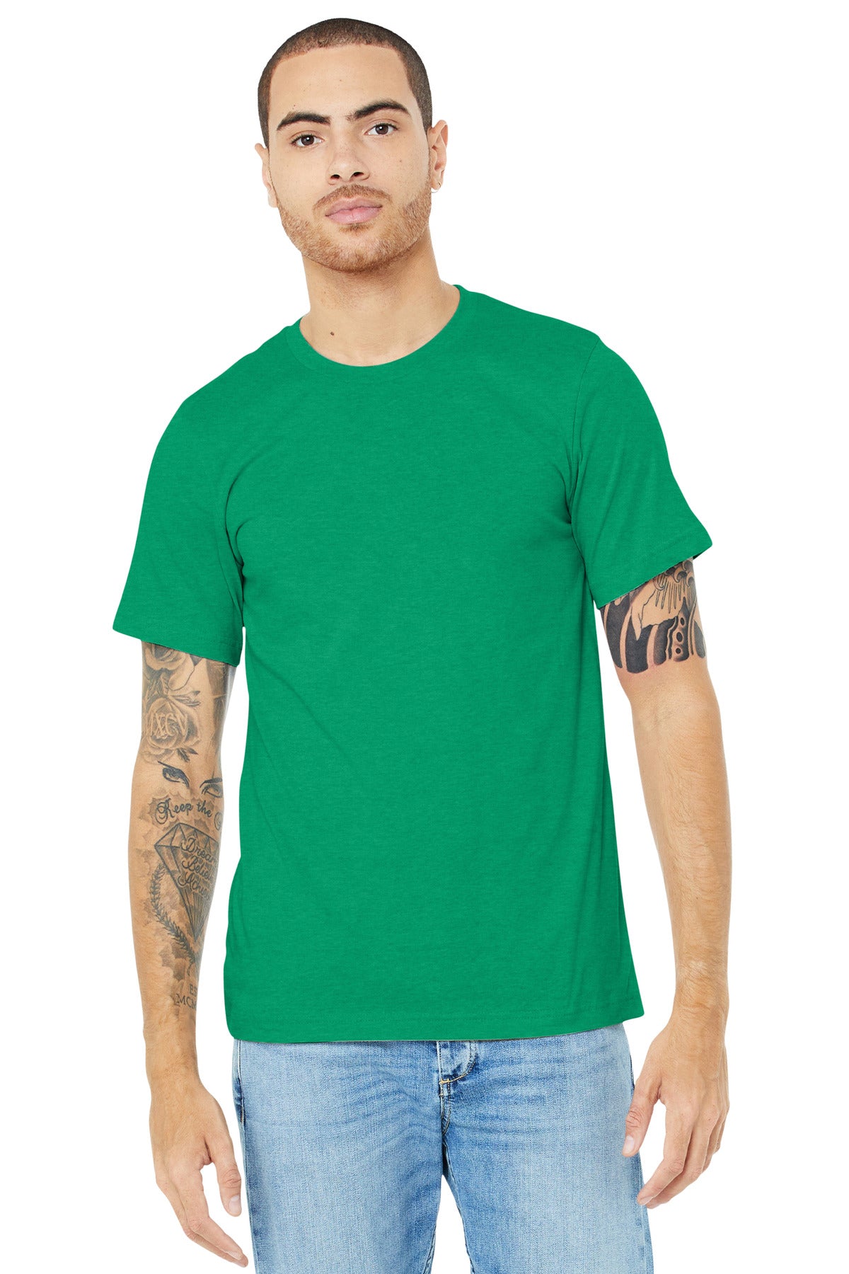 Bella + Canvas- BELLA+CANVAS ® Unisex Heather CVC Short Sleeve Tee. BC3001CVC 1/2-Medtech- 23