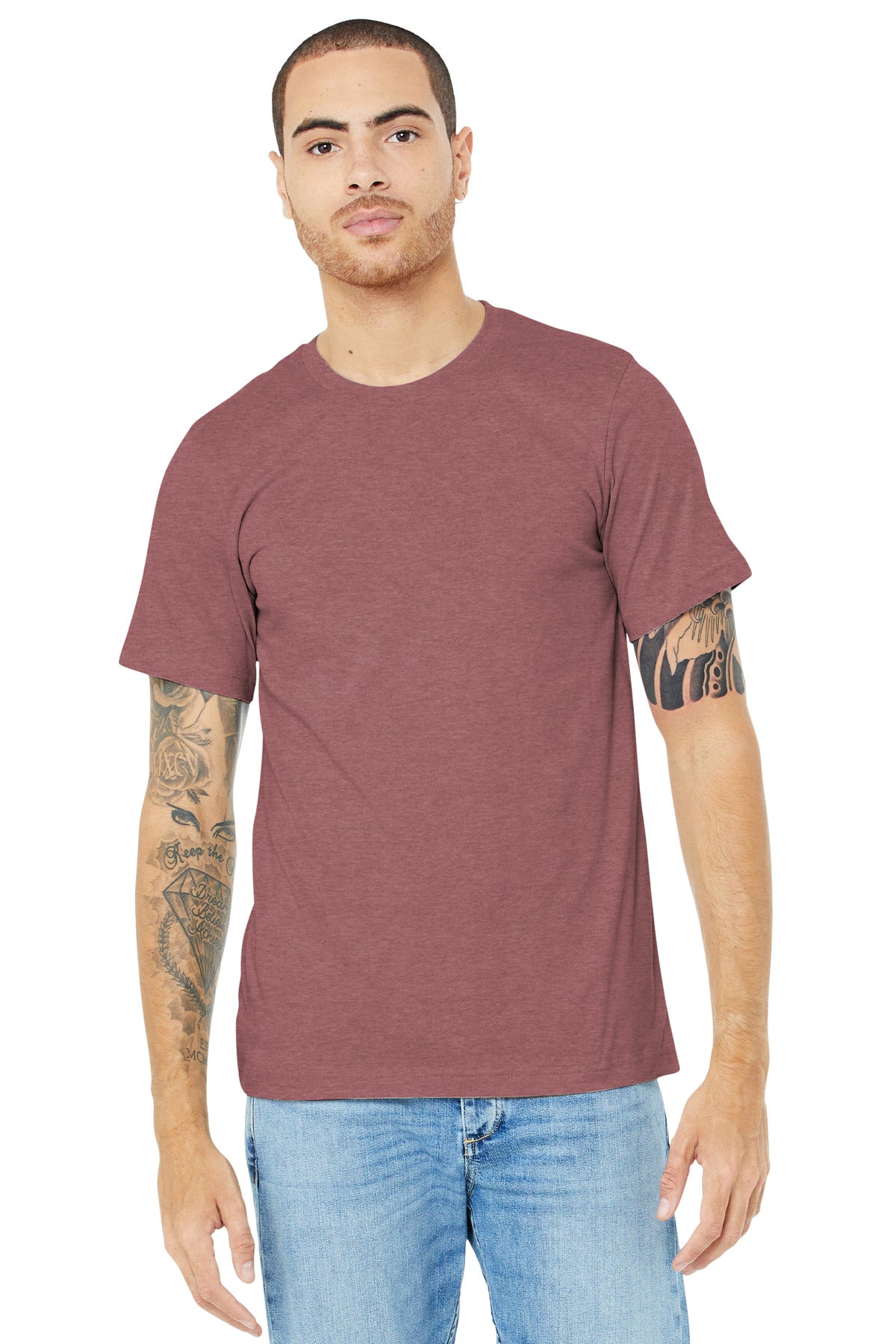 Bella + Canvas- BELLA+CANVAS ® Unisex Heather CVC Short Sleeve Tee. BC3001CVC 1/2-Medtech- 26