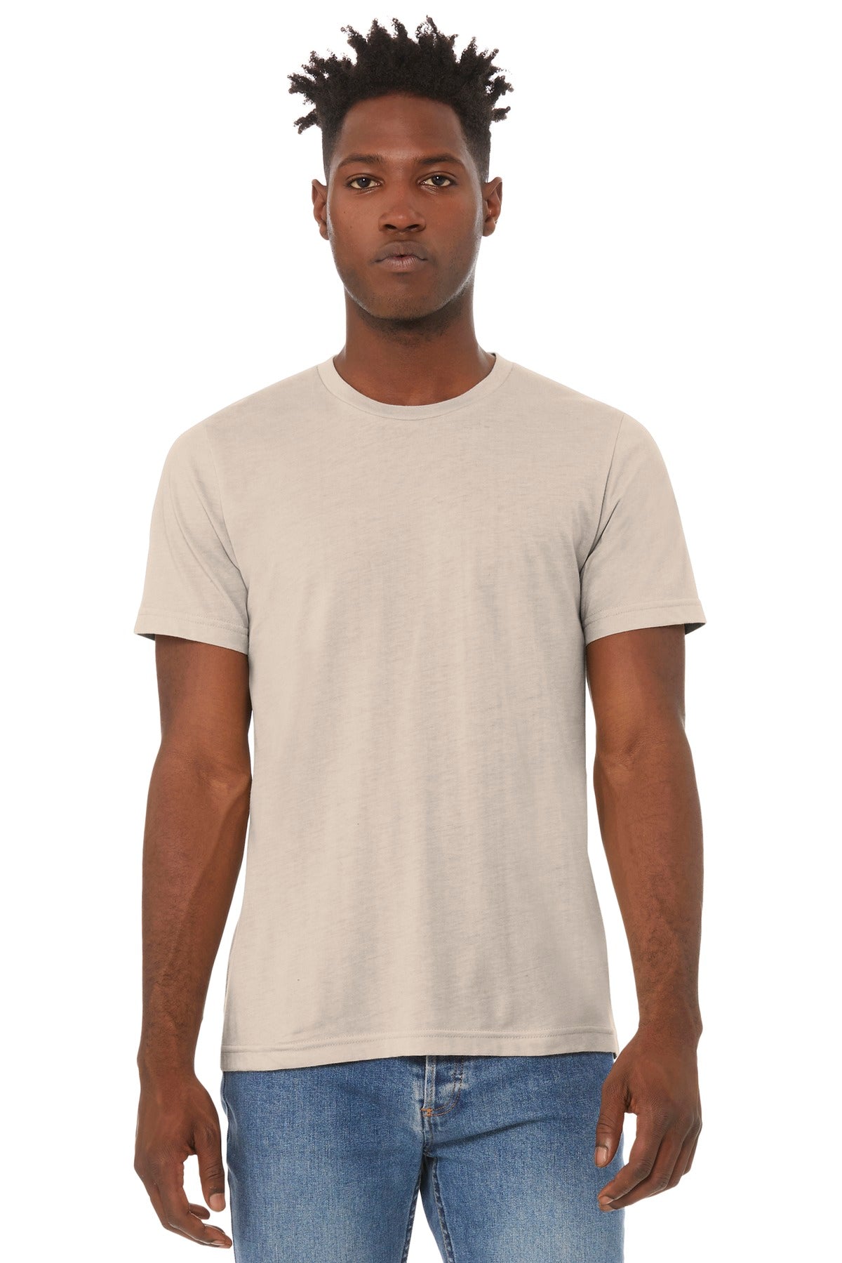 Bella + Canvas- BELLA+CANVAS ® Unisex Heather CVC Short Sleeve Tee. BC3001CVC 1/2-Medtech- 17