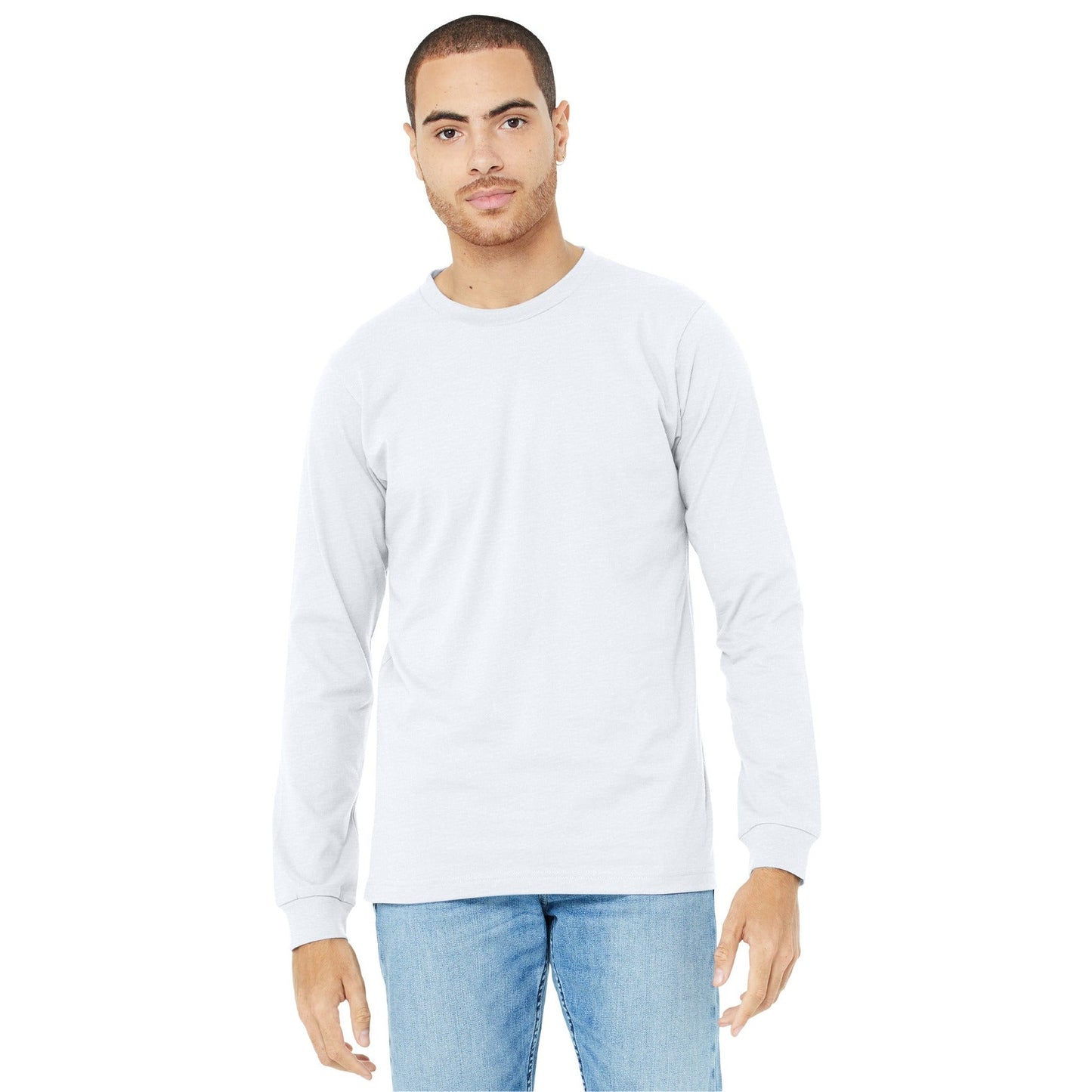 Bella + Canvas-BELLA+CANVAS® Unisex Heather CVC Long Sleeve Tee BC3501CVC-MedTech-14