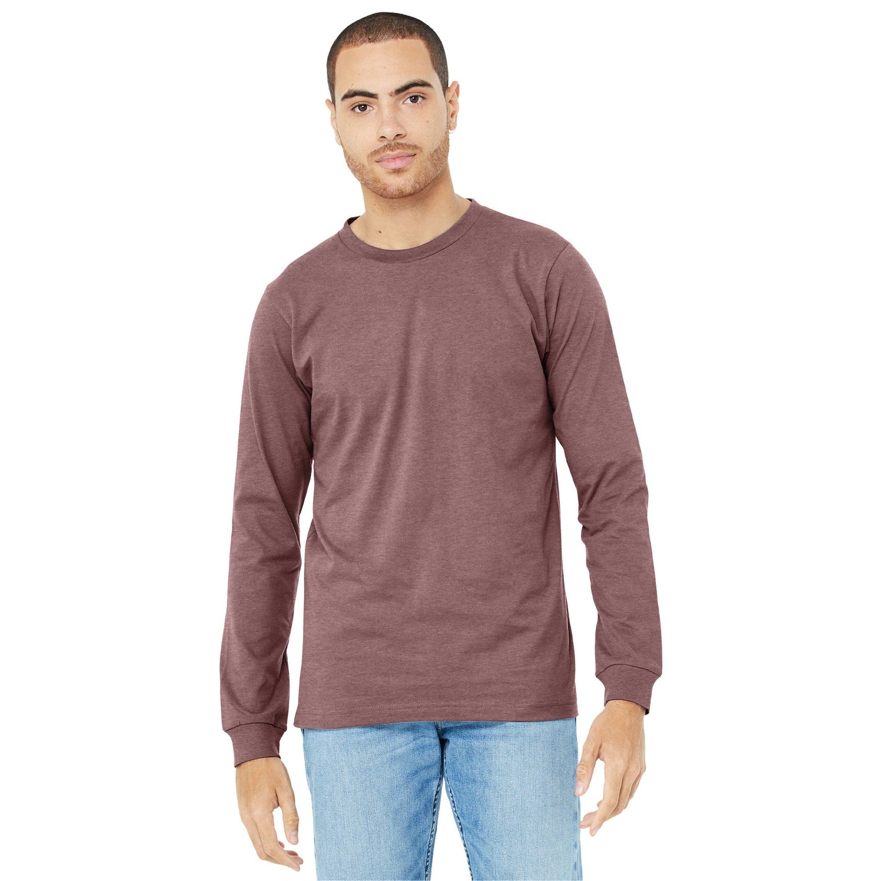 Bella + Canvas-BELLA+CANVAS® Unisex Heather CVC Long Sleeve Tee BC3501CVC-MedTech-8