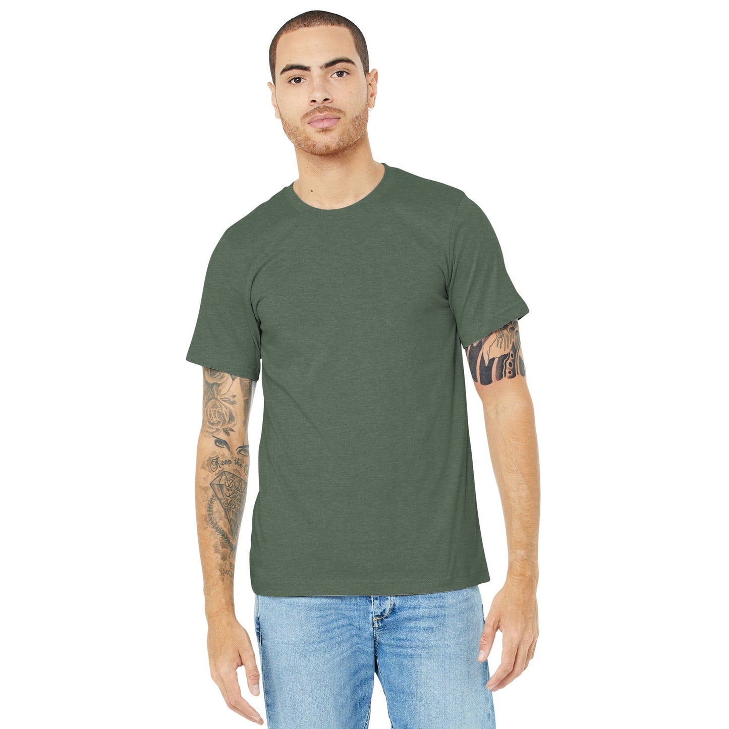 Bella + Canvas-BELLA+CANVAS ® Unisex Heather CVC Short Sleeve Tee. BC3001CVC 1/2-MedTech-28