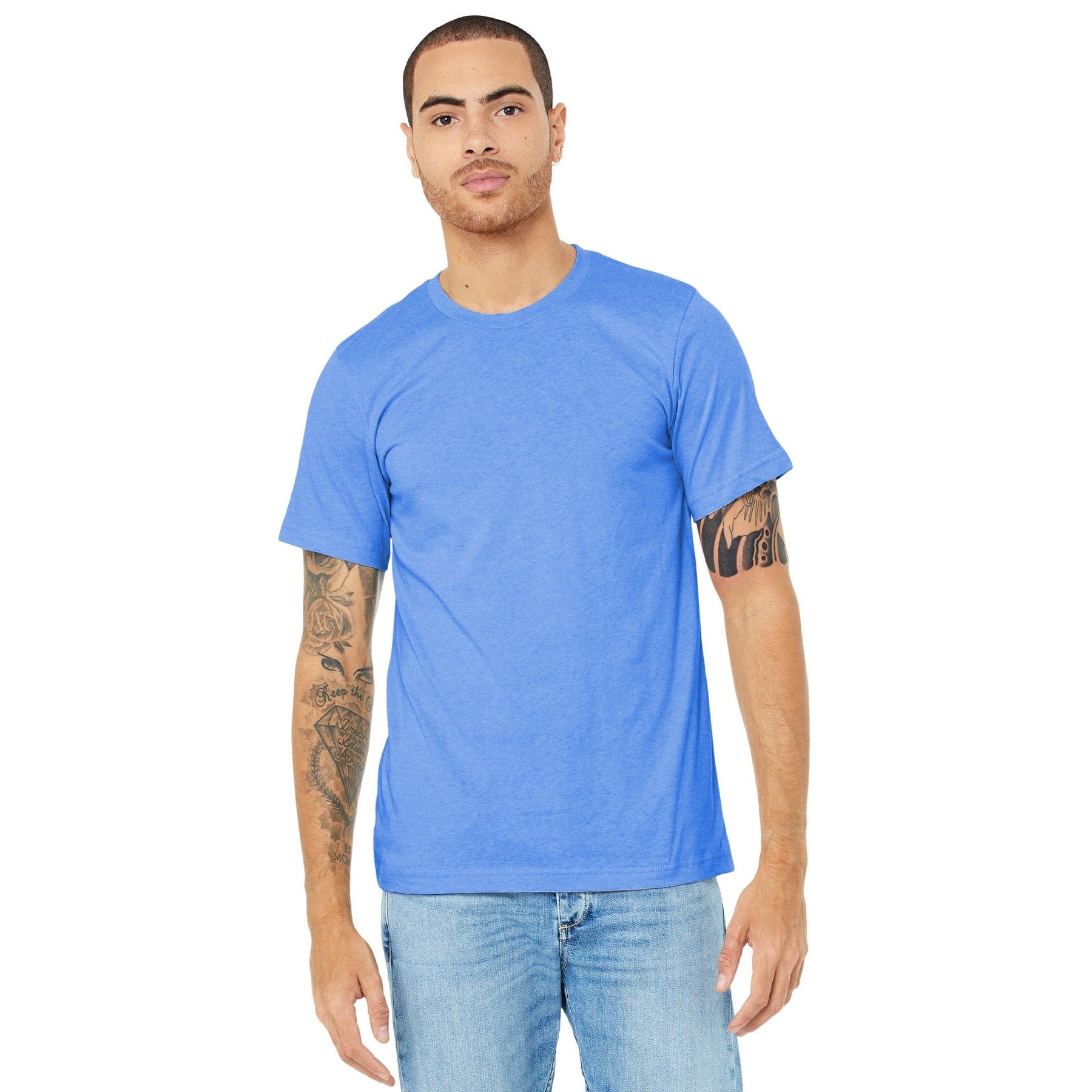 Bella + Canvas-BELLA+CANVAS ® Unisex Heather CVC Short Sleeve Tee. BC3001CVC 1/2-MedTech-14