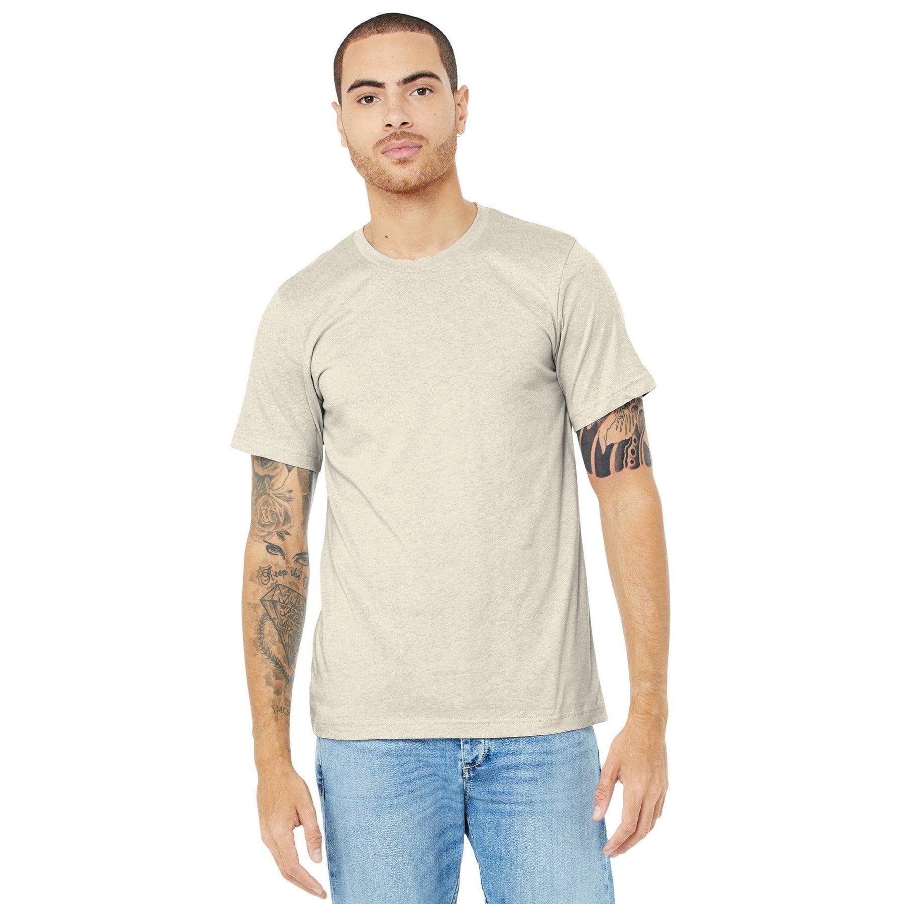 Bella + Canvas-BELLA+CANVAS ® Unisex Heather CVC Short Sleeve Tee. BC3001CVC 2/2-MedTech-11