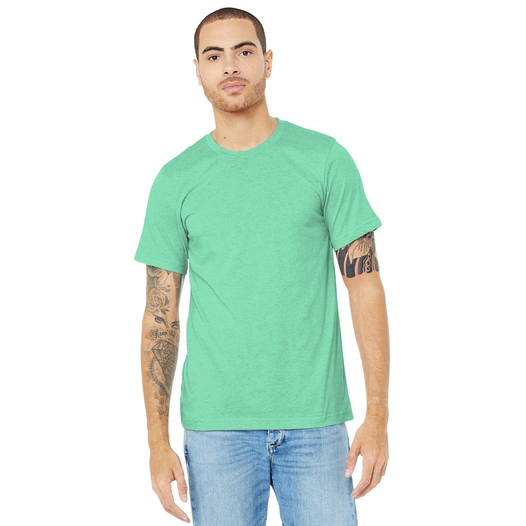 Bella + Canvas-BELLA+CANVAS ® Unisex Heather CVC Short Sleeve Tee. BC3001CVC 2/2-MedTech-10