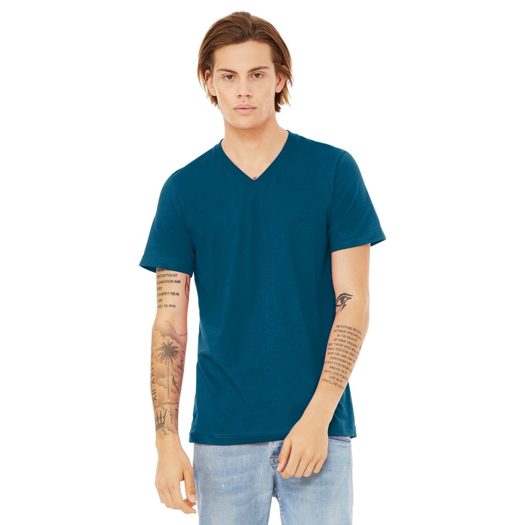 Bella + Canvas-BELLA+CANVAS ® Unisex Jersey Short Sleeve V-Neck Tee. BC3005-MedTech-4