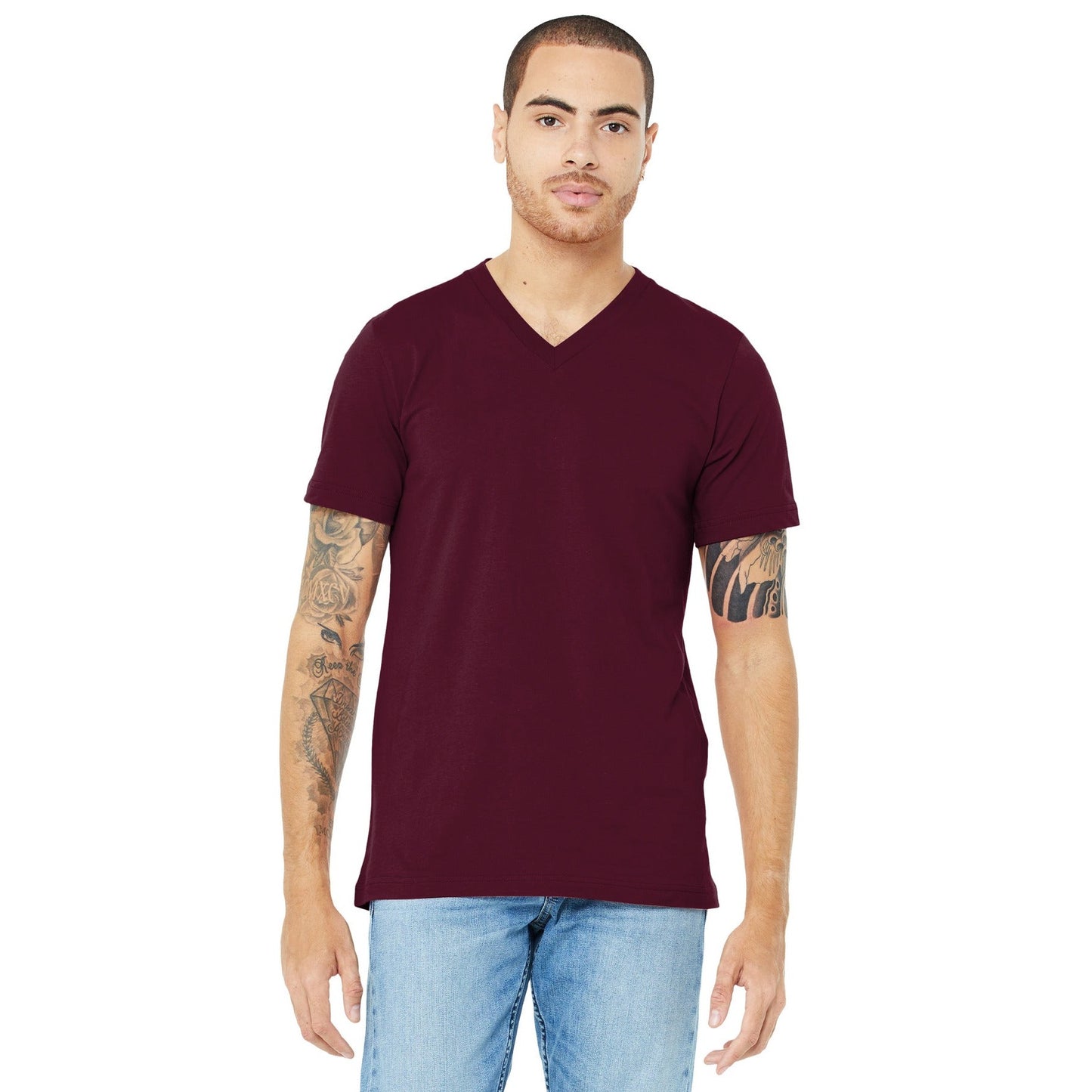 Bella + Canvas-BELLA+CANVAS ® Unisex Jersey Short Sleeve V-Neck Tee. BC3005-MedTech-5