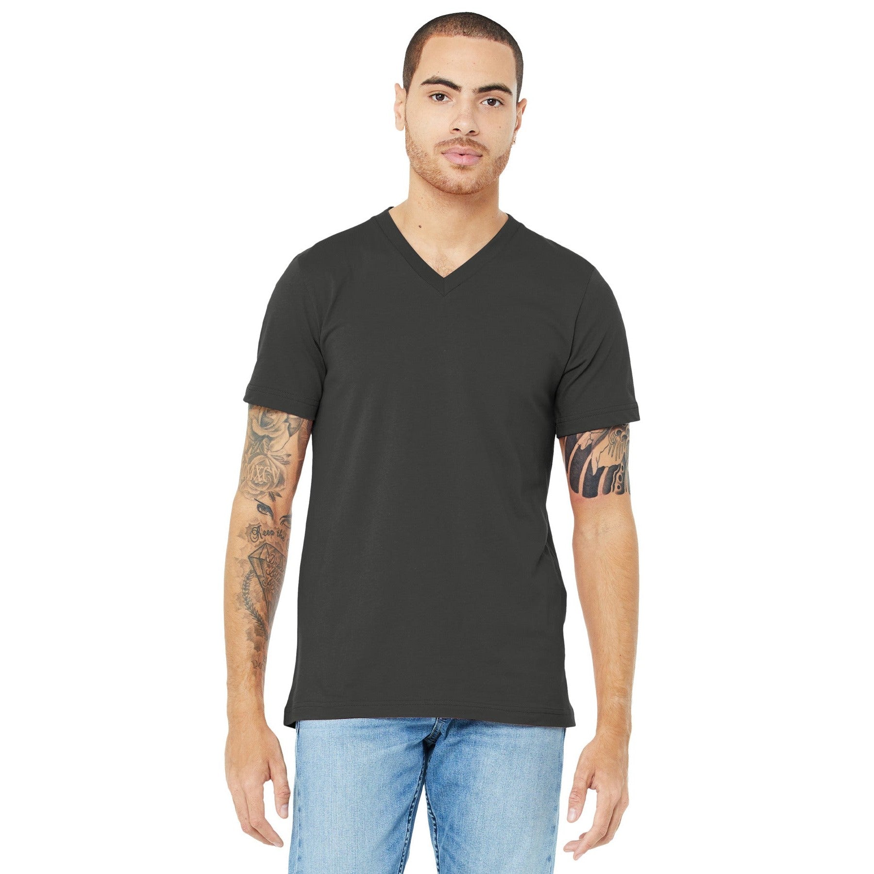 Bella + Canvas-BELLA+CANVAS ® Unisex Jersey Short Sleeve V-Neck Tee. BC3005-MedTech-2