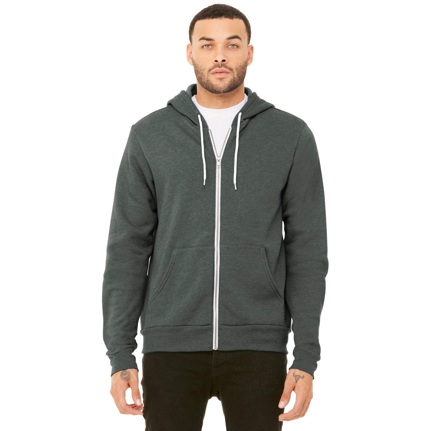 Bella + Canvas-BELLA+CANVAS ® Unisex Sponge Fleece Full-Zip Hoodie. BC3739-MedTech-9