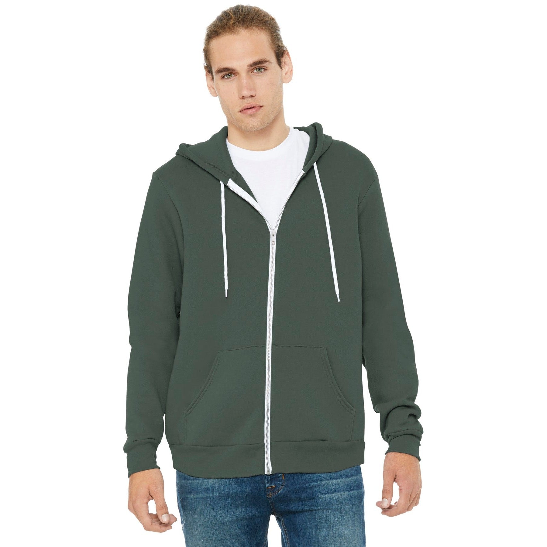 Bella + Canvas-BELLA+CANVAS ® Unisex Sponge Fleece Full-Zip Hoodie. BC3739-MedTech-15